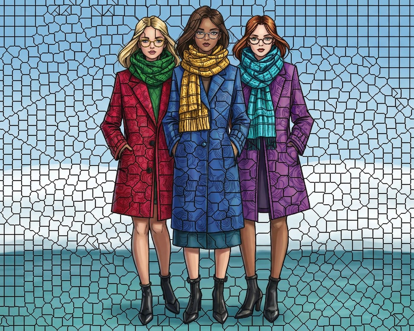 Full-colour reference for Winter Trio