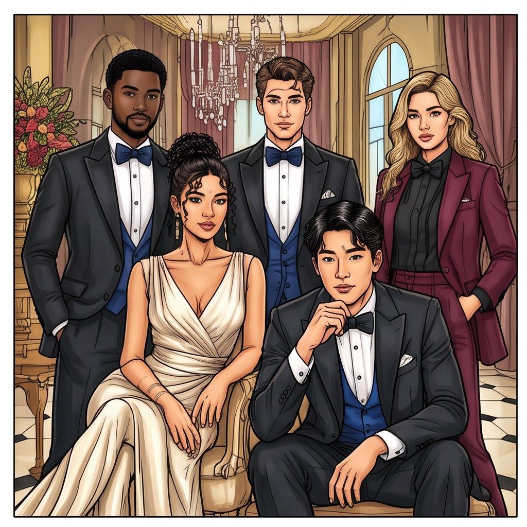 Full-colour reference for Tailored Evening Ensemble
