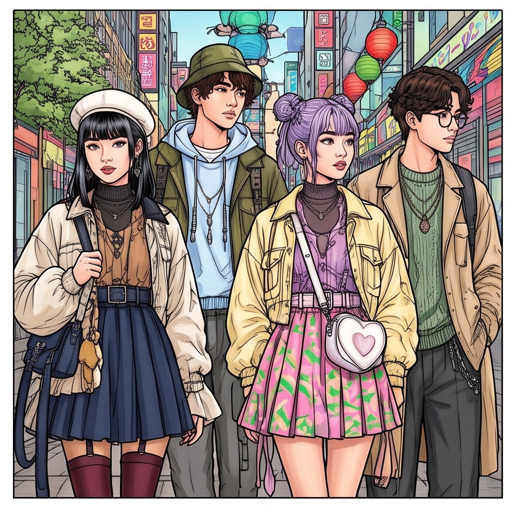 Full-colour reference for Tokyo Street Style