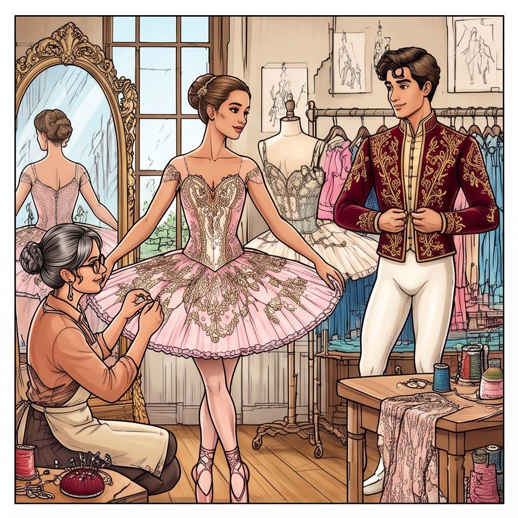 Full-colour reference for Ballet Costume Fitting