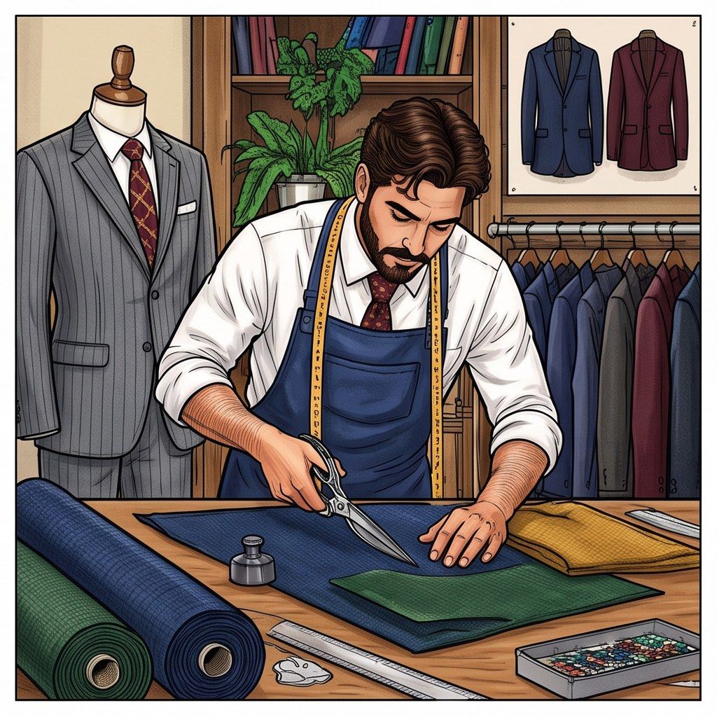 Full-colour reference for Menswear Tailor