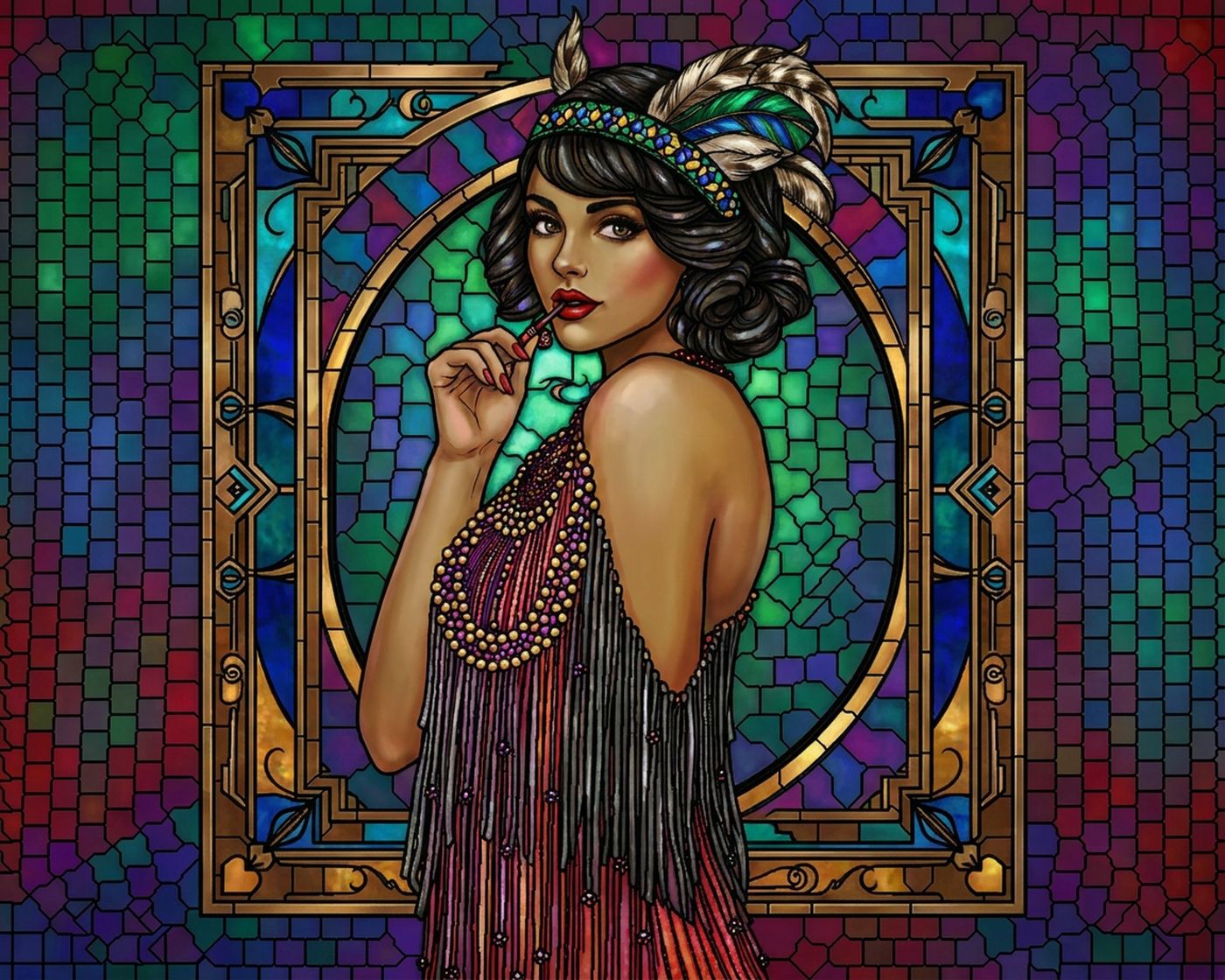 Full-colour reference for Deco Flapper