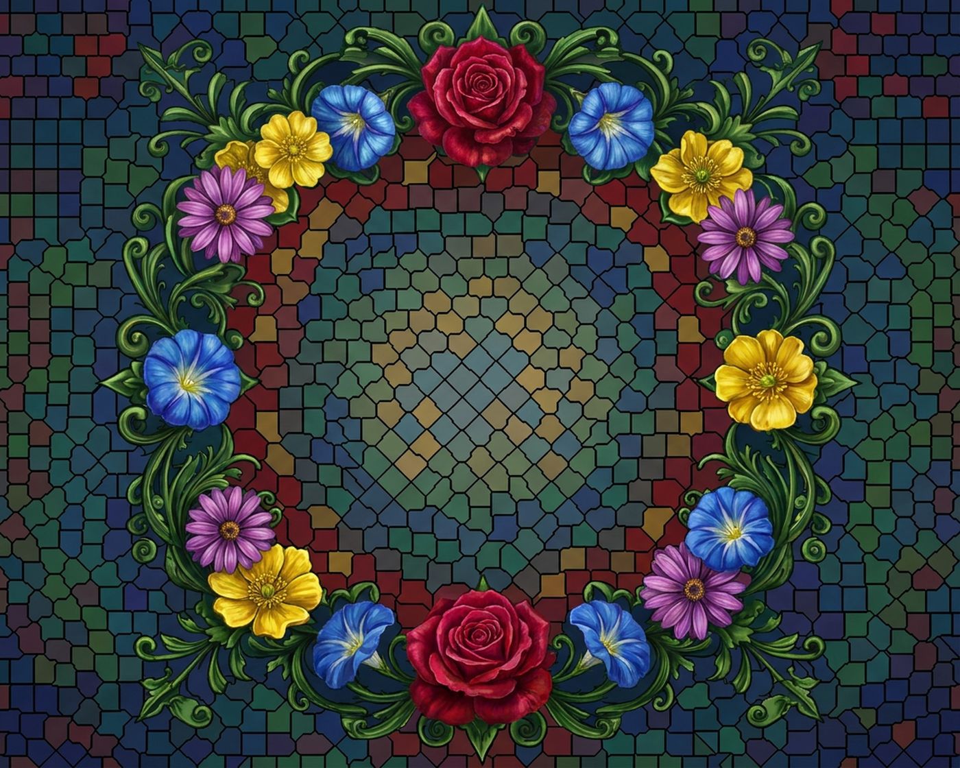 Full-colour reference for Blossom Border