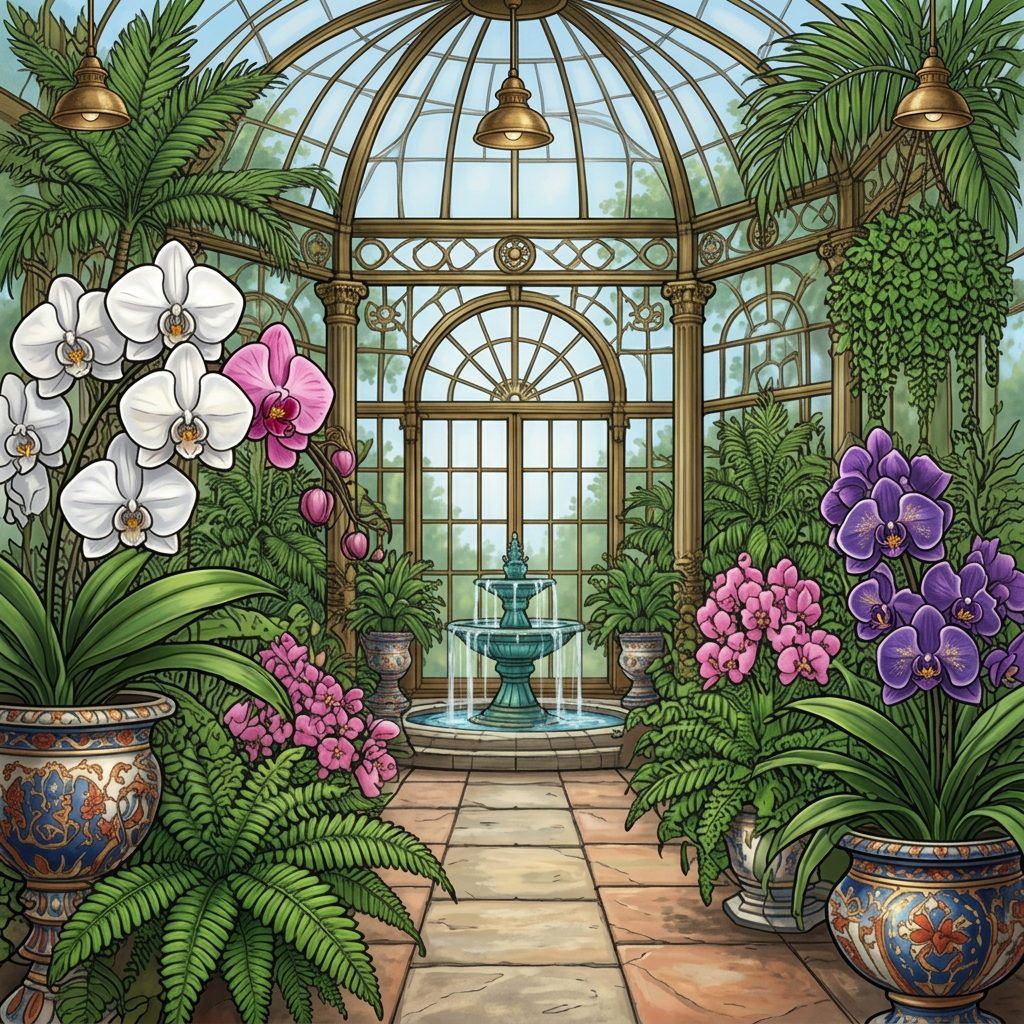 Full-colour reference for Botanical Conservatory
