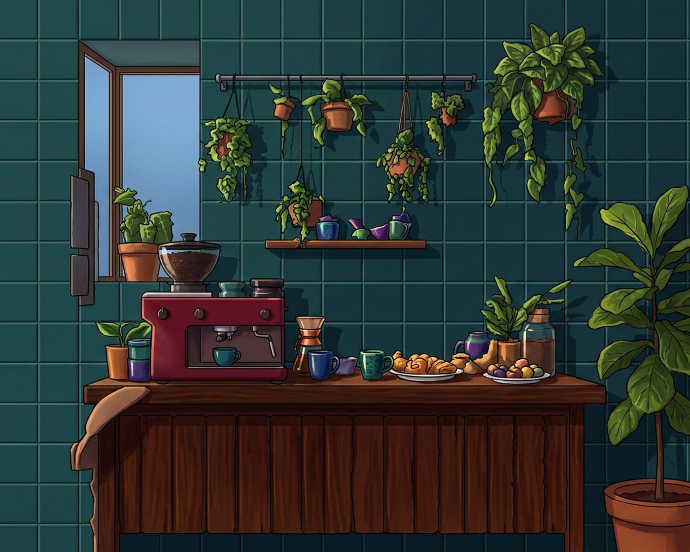 Full-colour reference for Coffee Counter