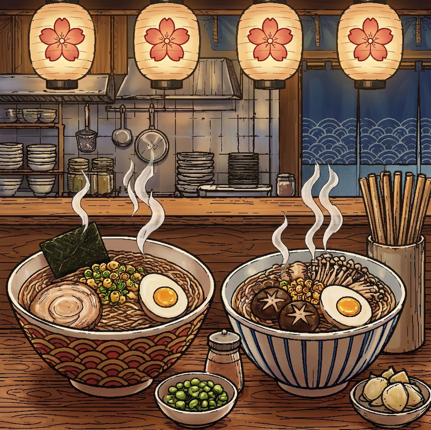 Full-colour reference for Ramen Counter