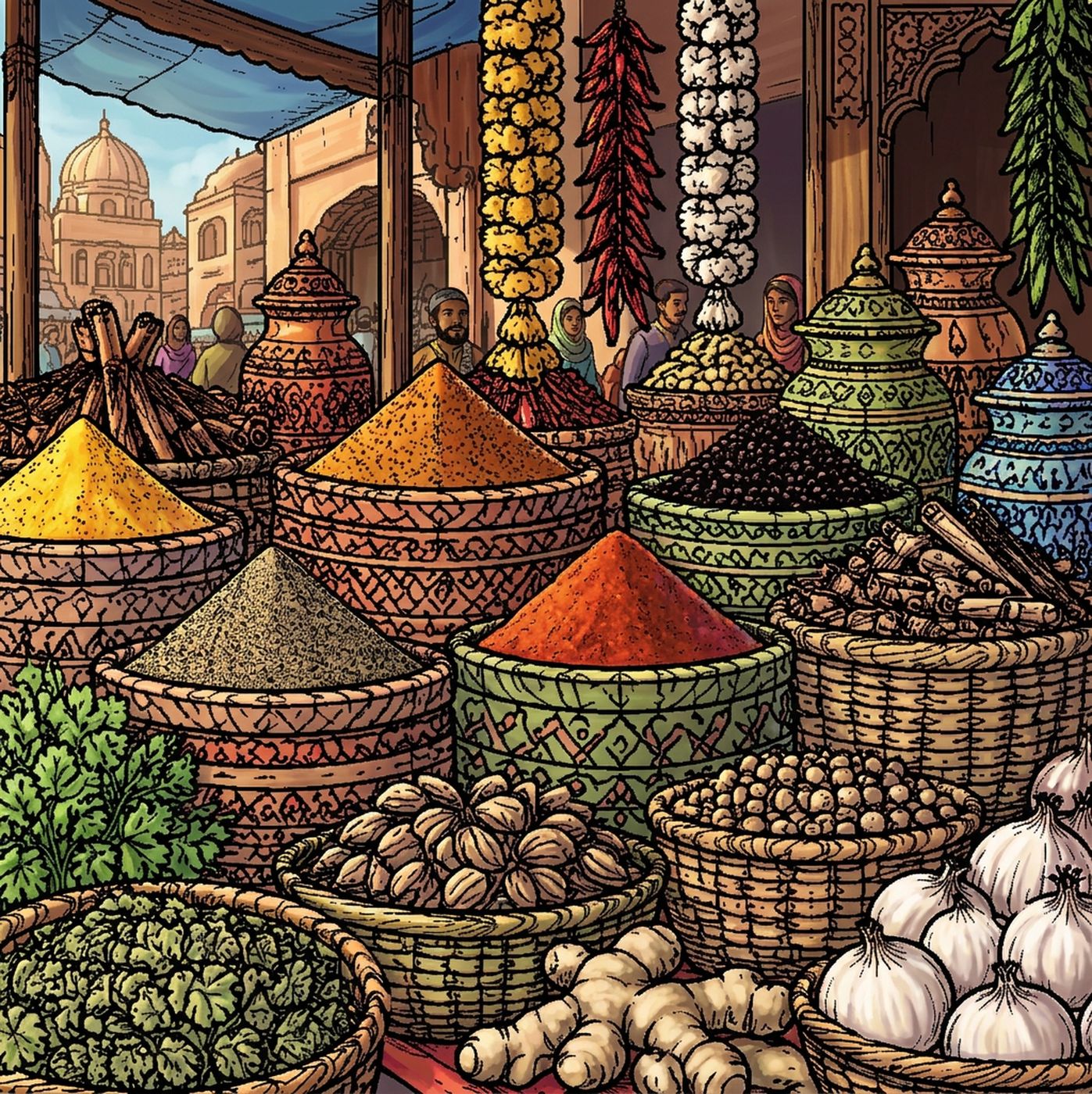Full-colour reference for Spice Market