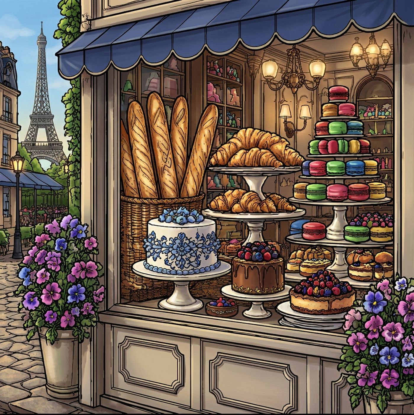 Full-colour reference for Paris Patisserie