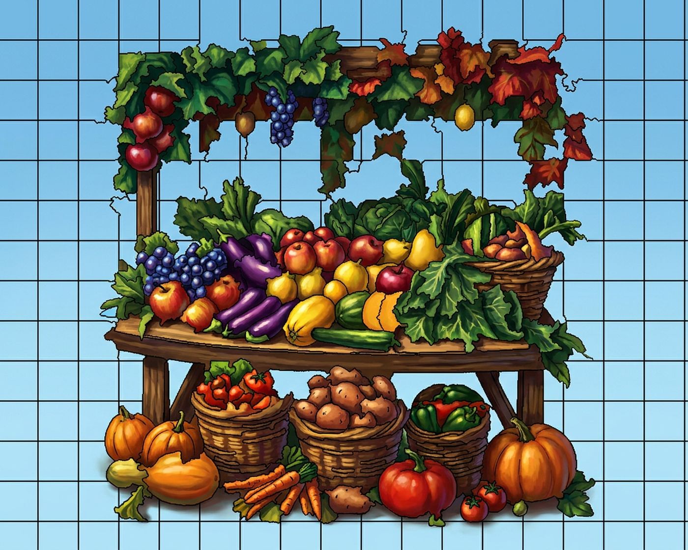 Full-colour reference for Farmers Market Harvest
