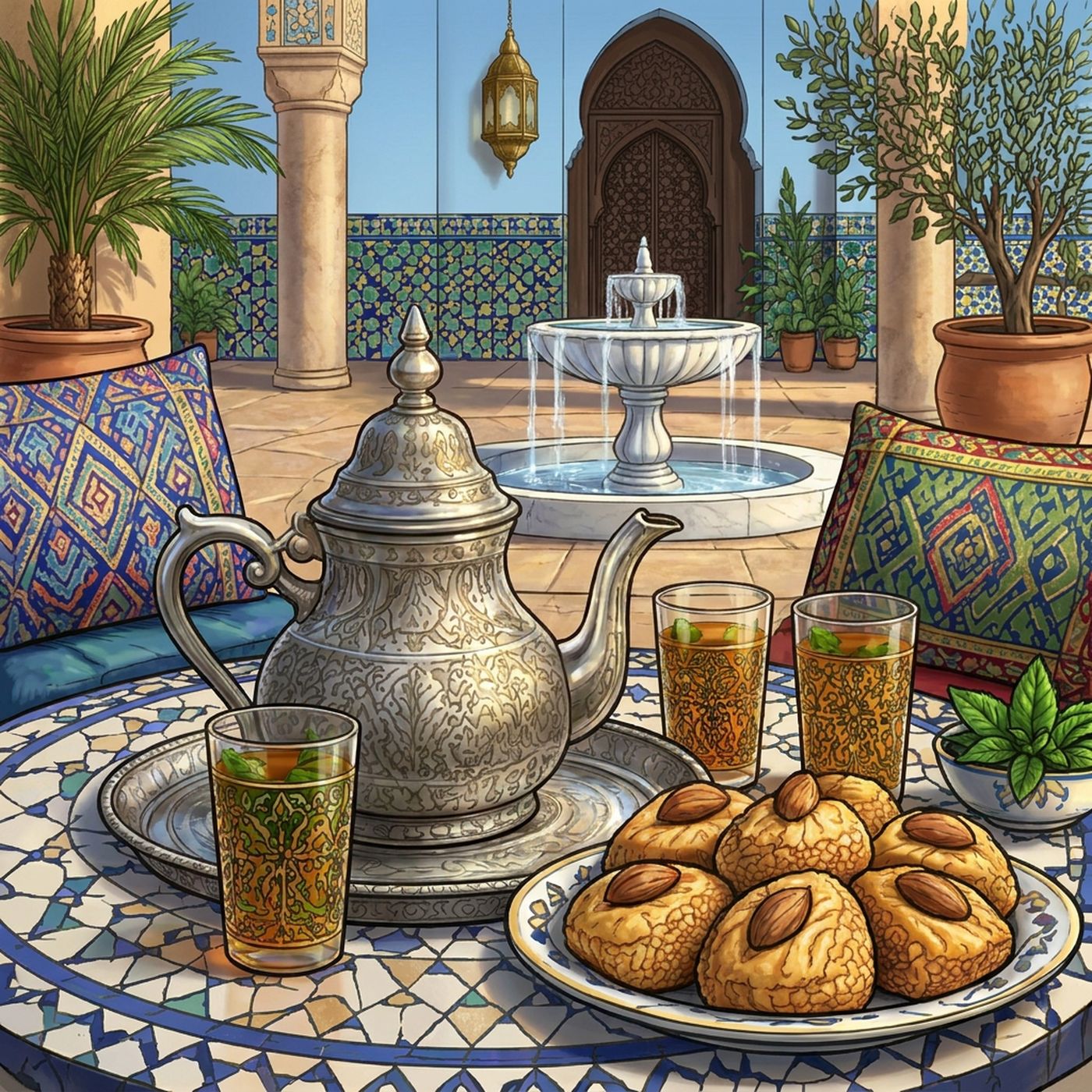 Full-colour reference for Moroccan Tea