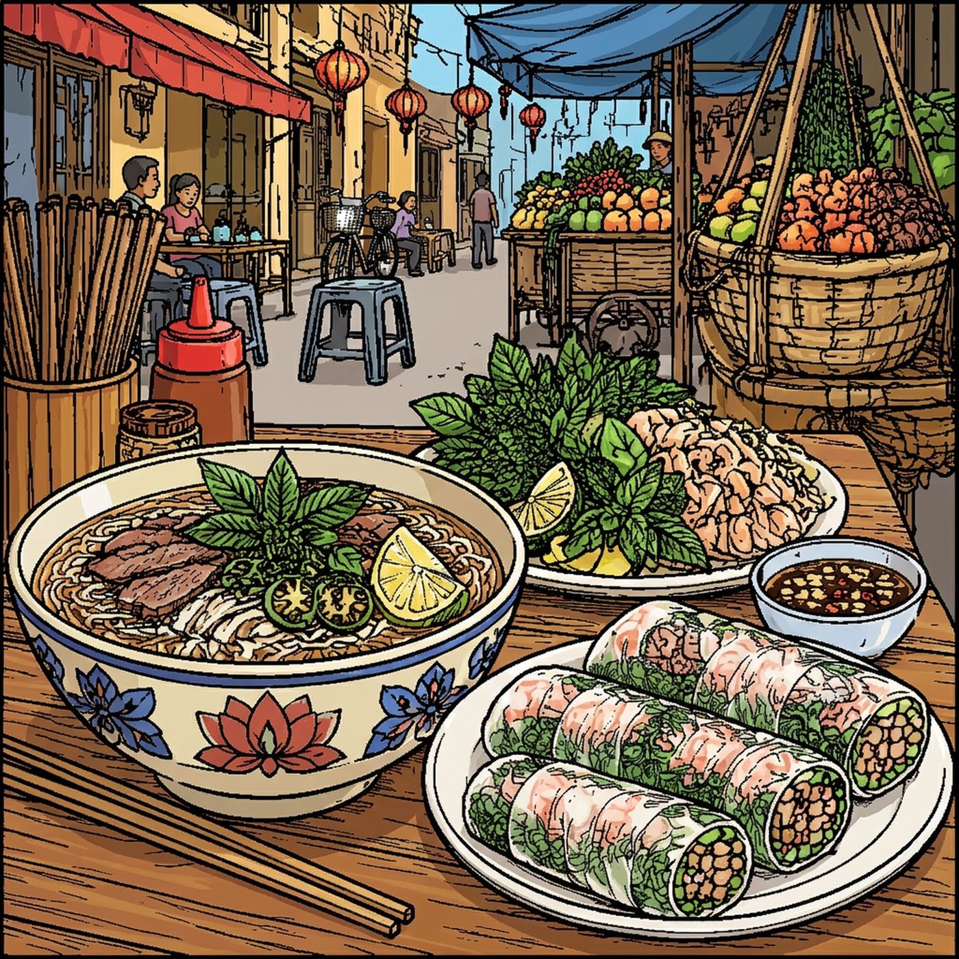 Full-colour reference for Vietnamese Street Food