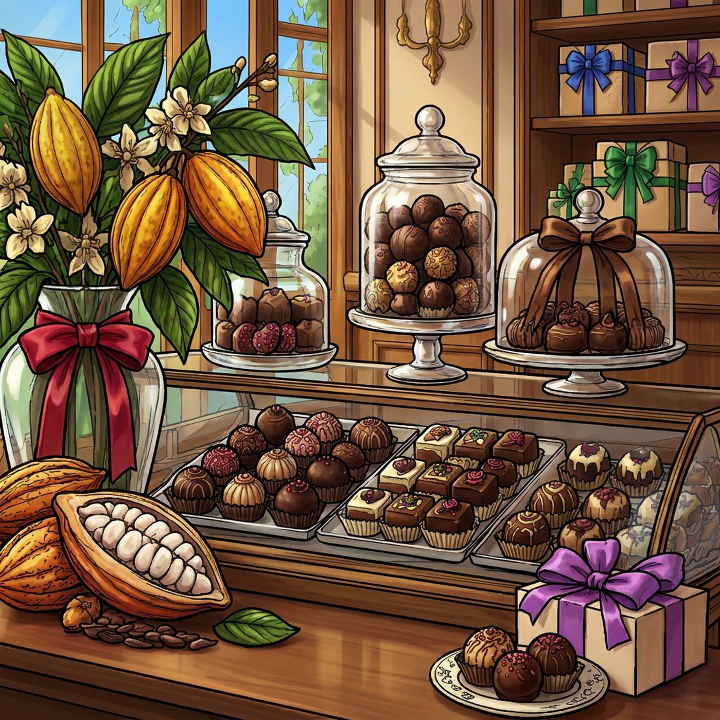 Full-colour reference for Chocolate Boutique