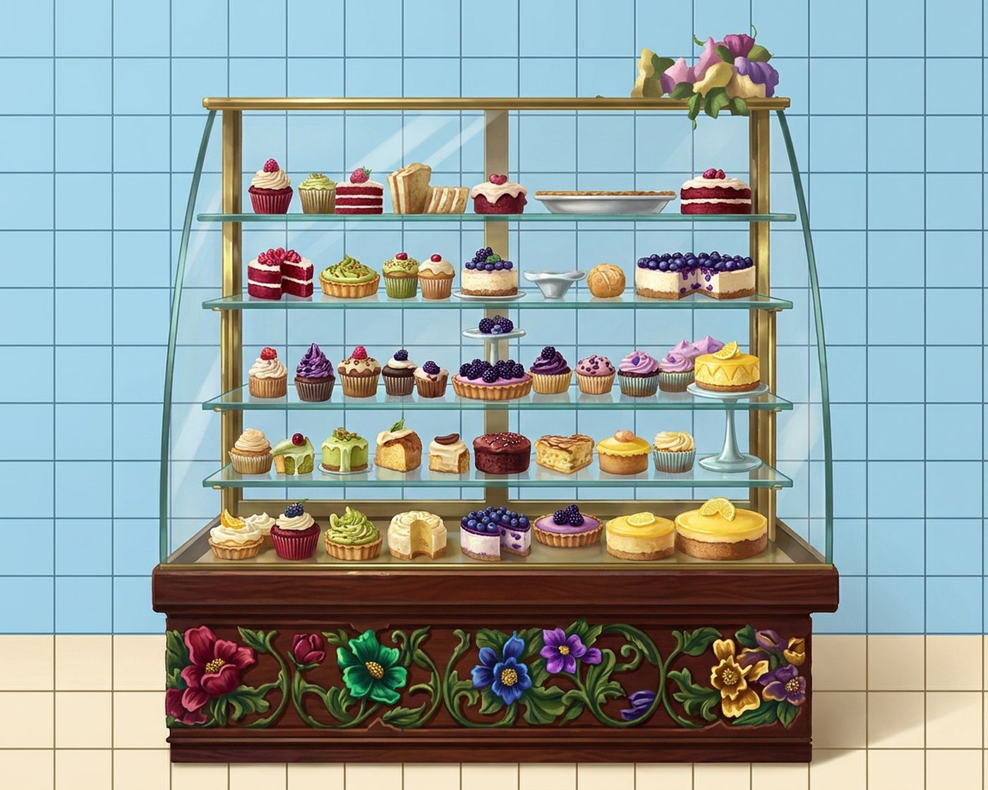 Full-colour reference for Patisserie Case