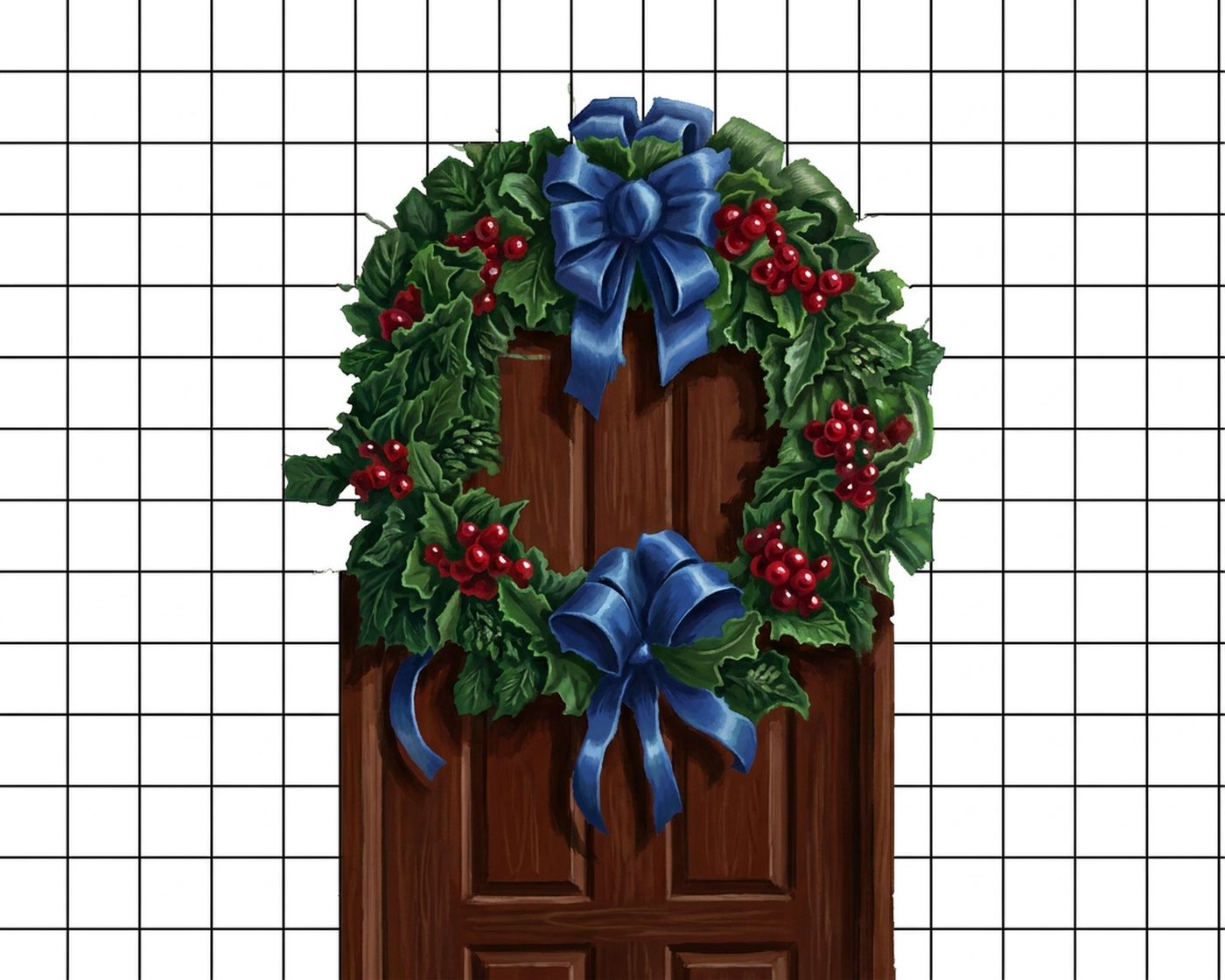 Full-colour reference for Door Wreath