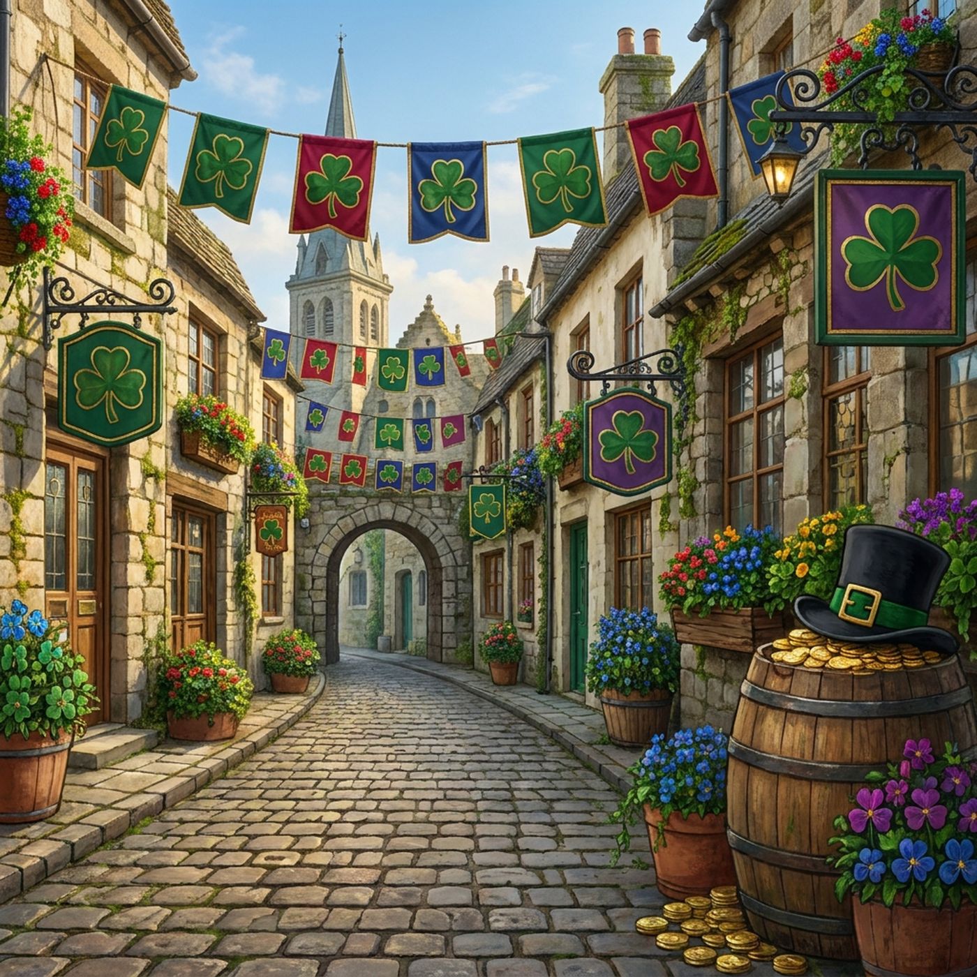 Full-colour reference for Shamrock Lane