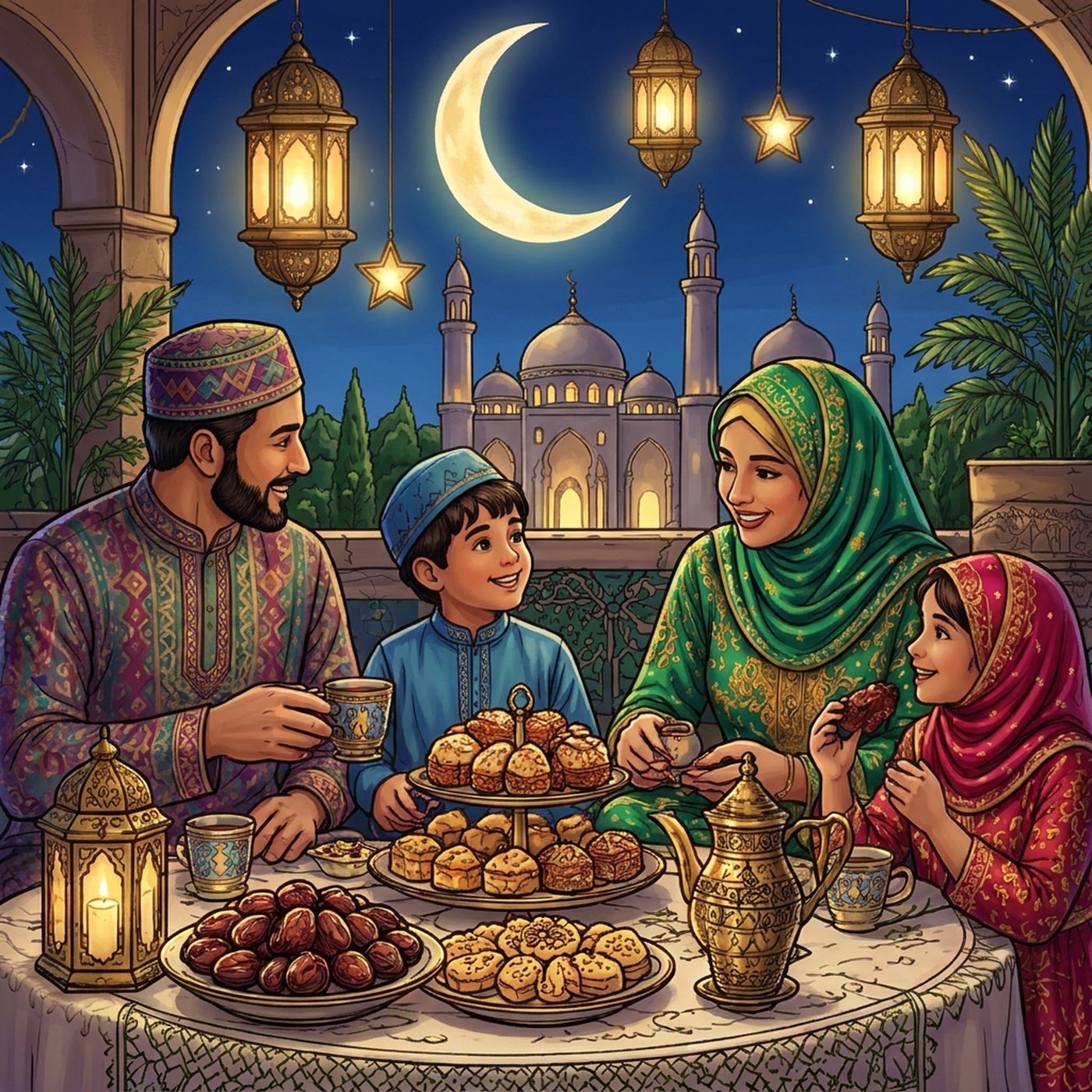 Full-colour reference for Eid Celebration