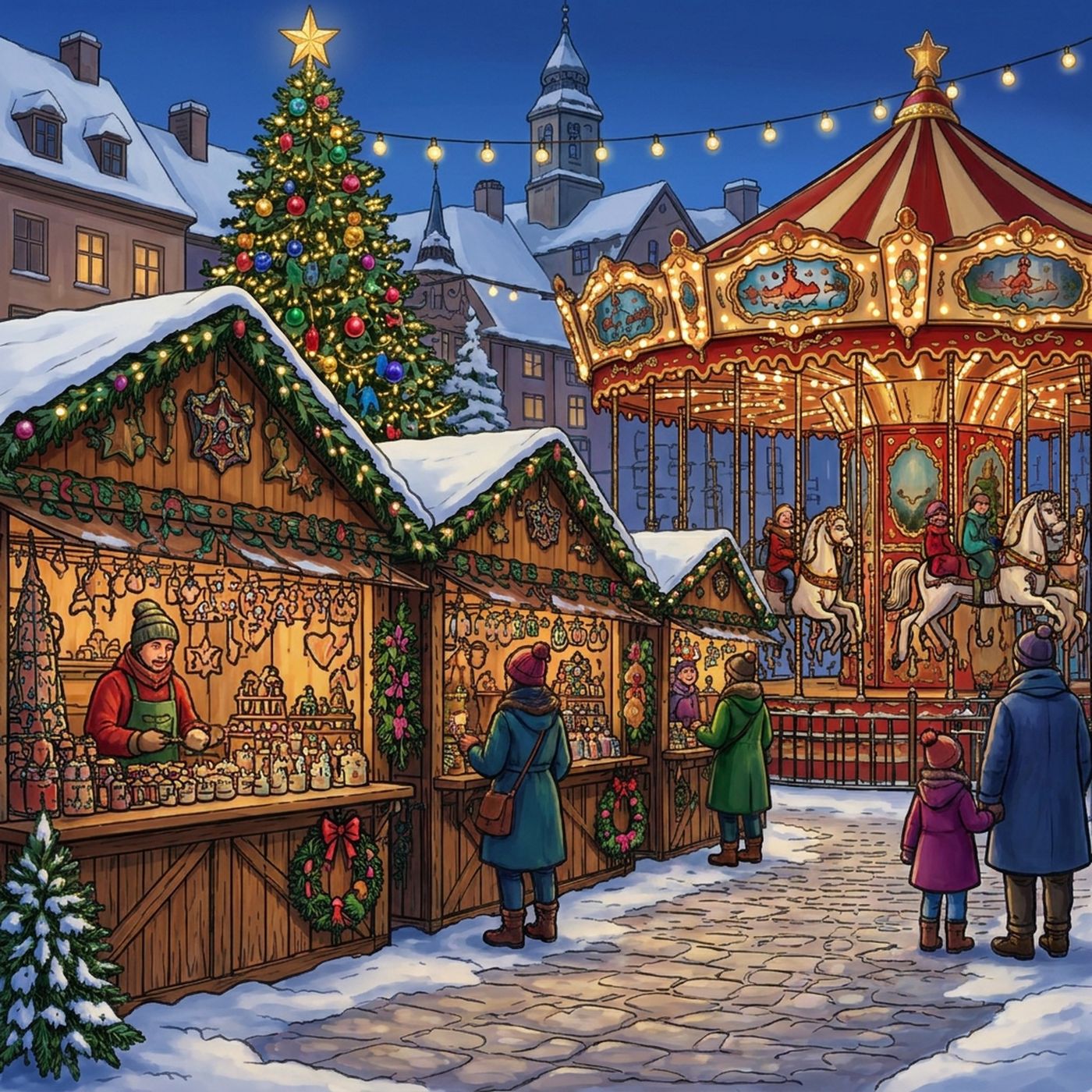Full-colour reference for Christmas Market