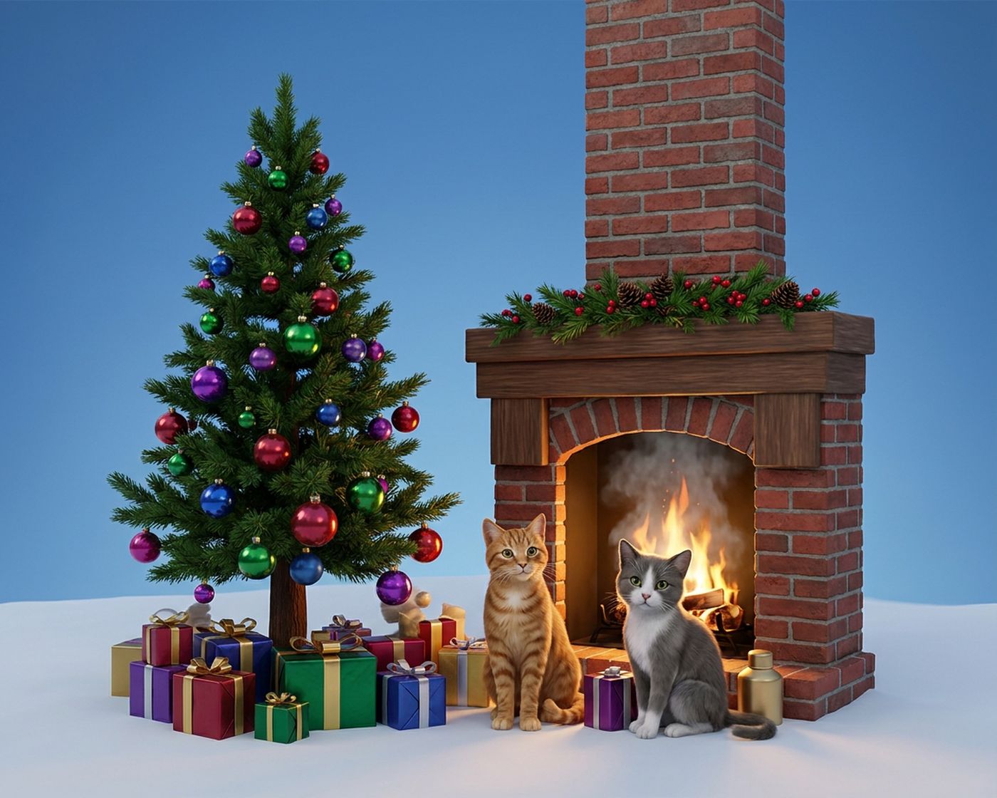 Full-colour reference for Trimmed Christmas Tree