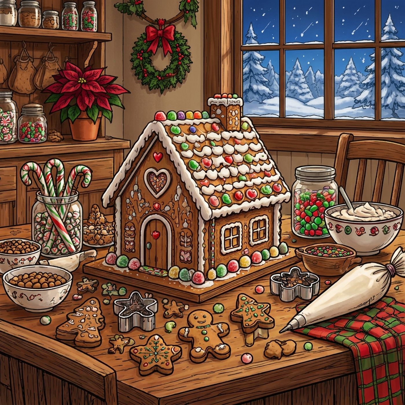 Full-colour reference for Gingerbread Kitchen