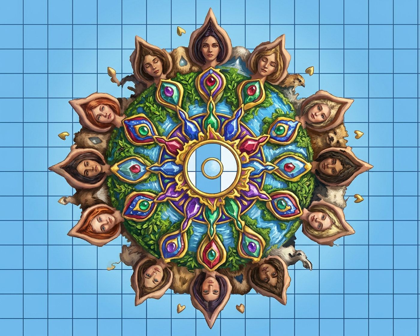 Full-colour reference for Celestial Mandala