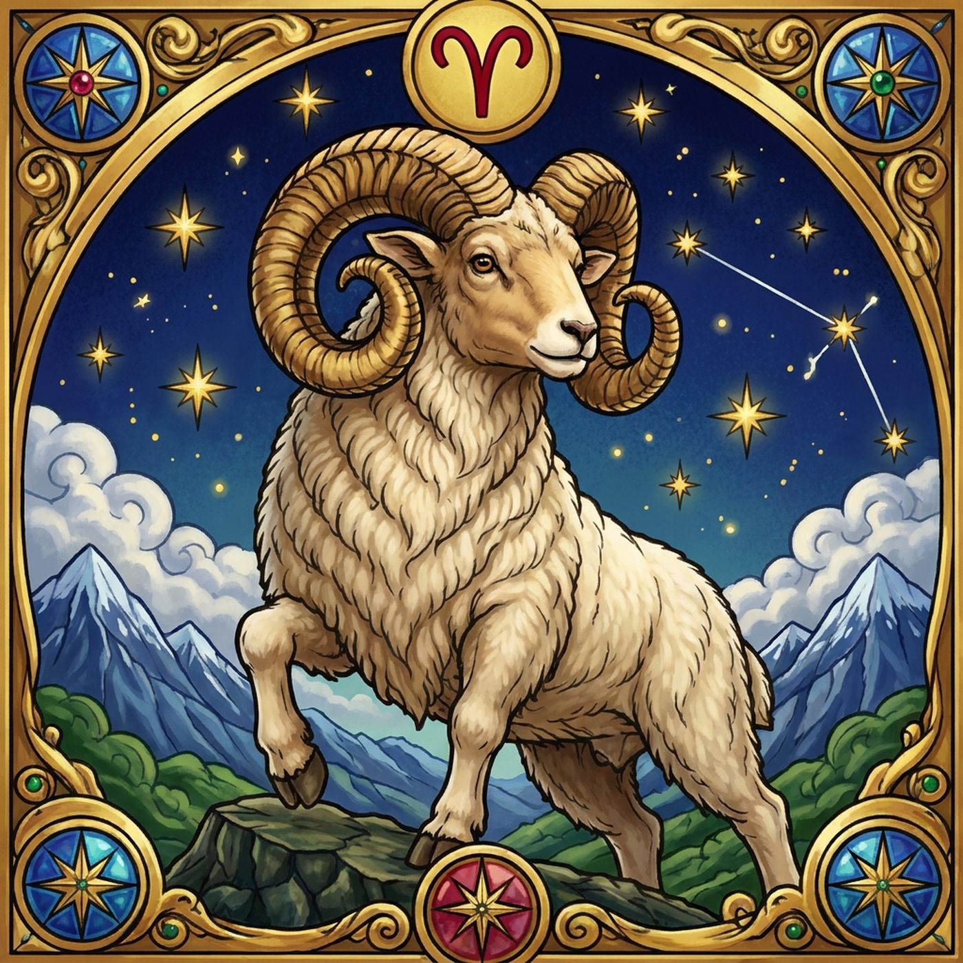 Full-colour reference for Aries Ram