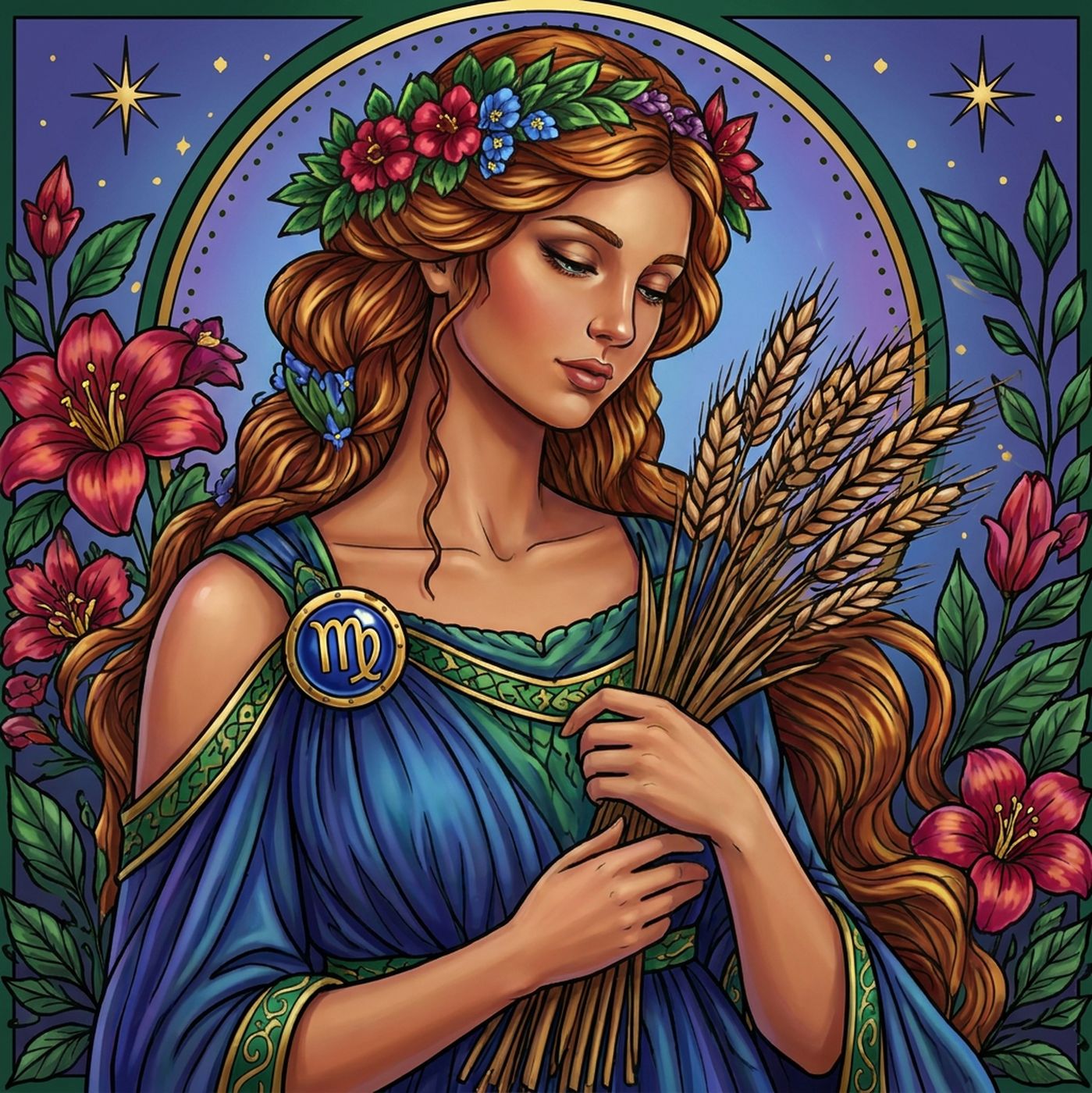 Full-colour reference for Virgo Maiden