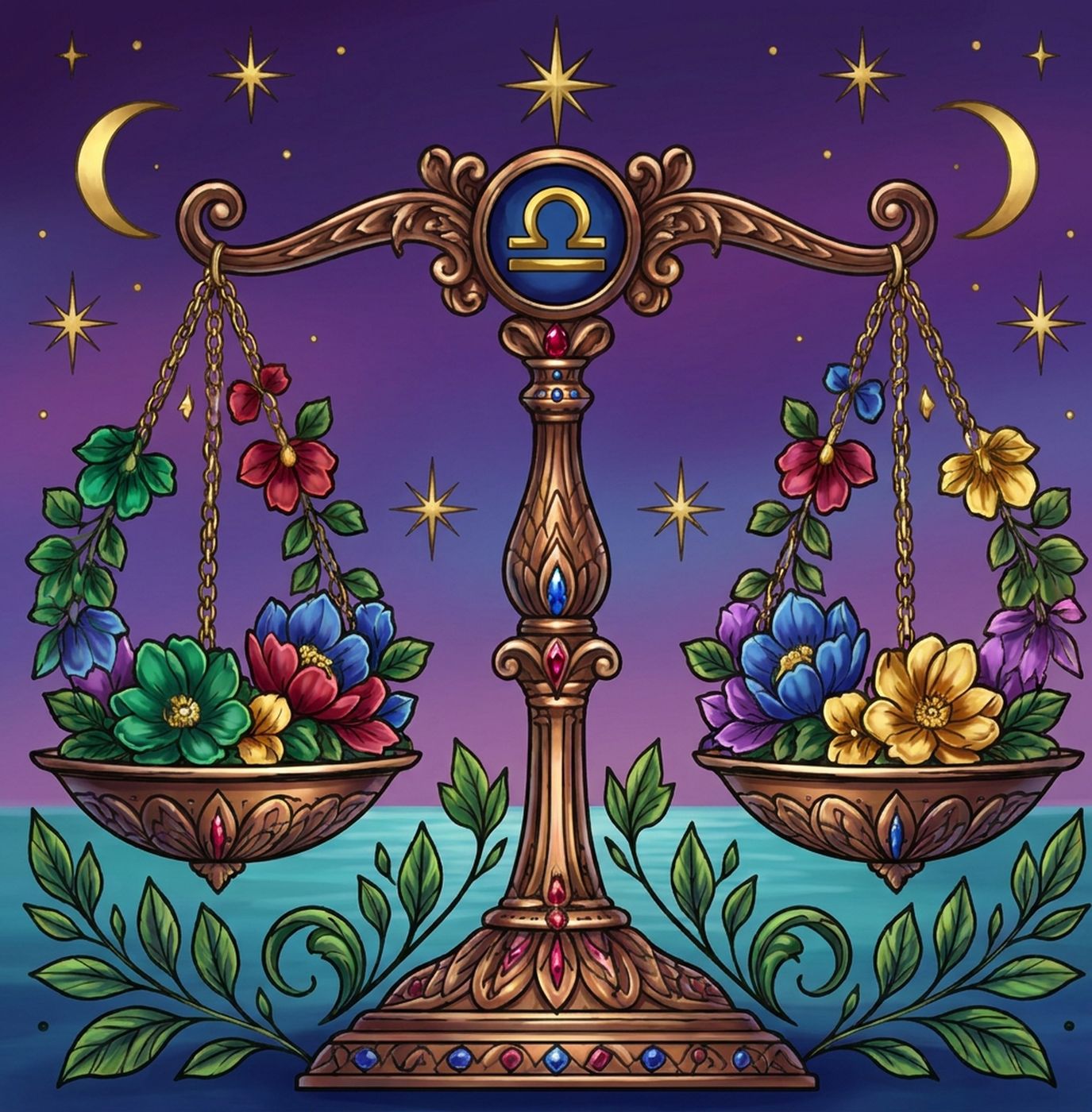 Full-colour reference for Libra Scales