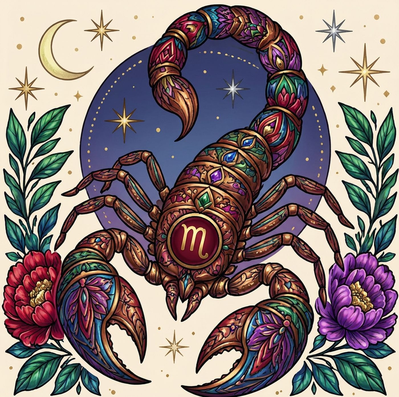 Full-colour reference for Scorpio Scorpion
