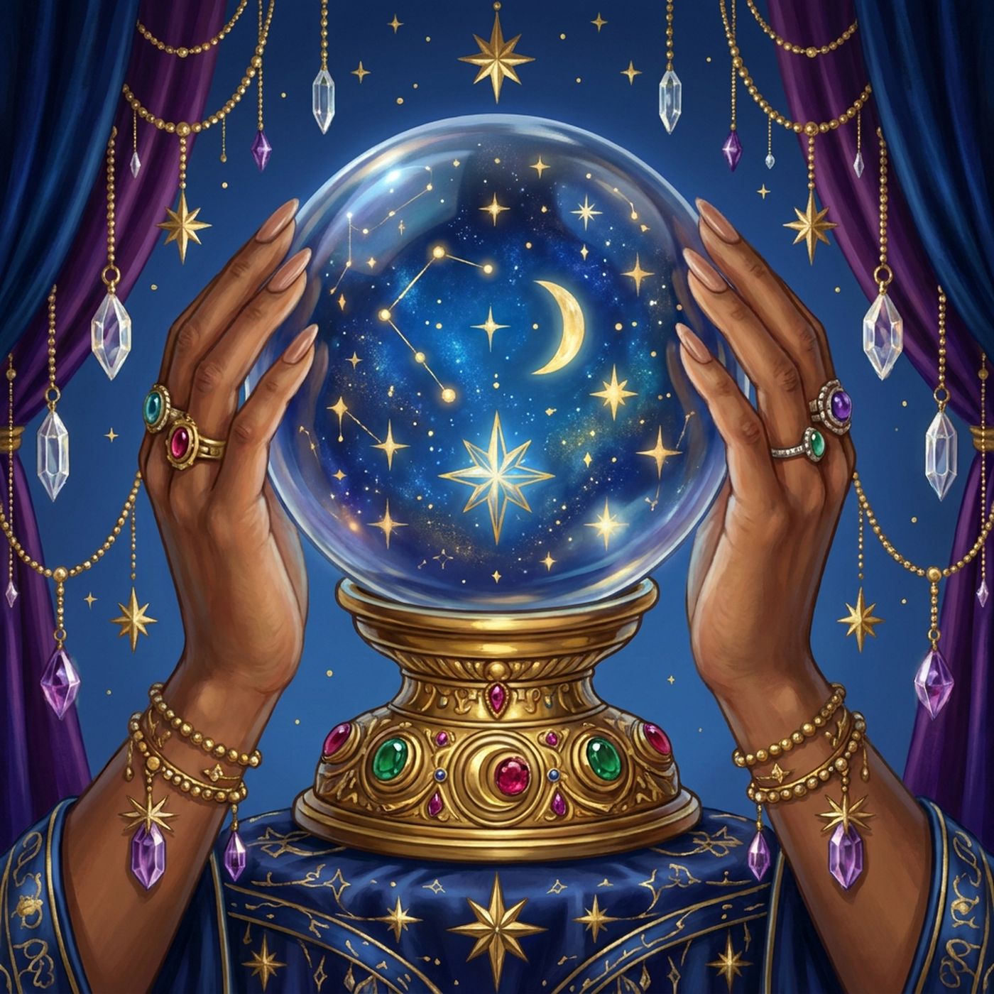 Full-colour reference for Crystal Ball Reading