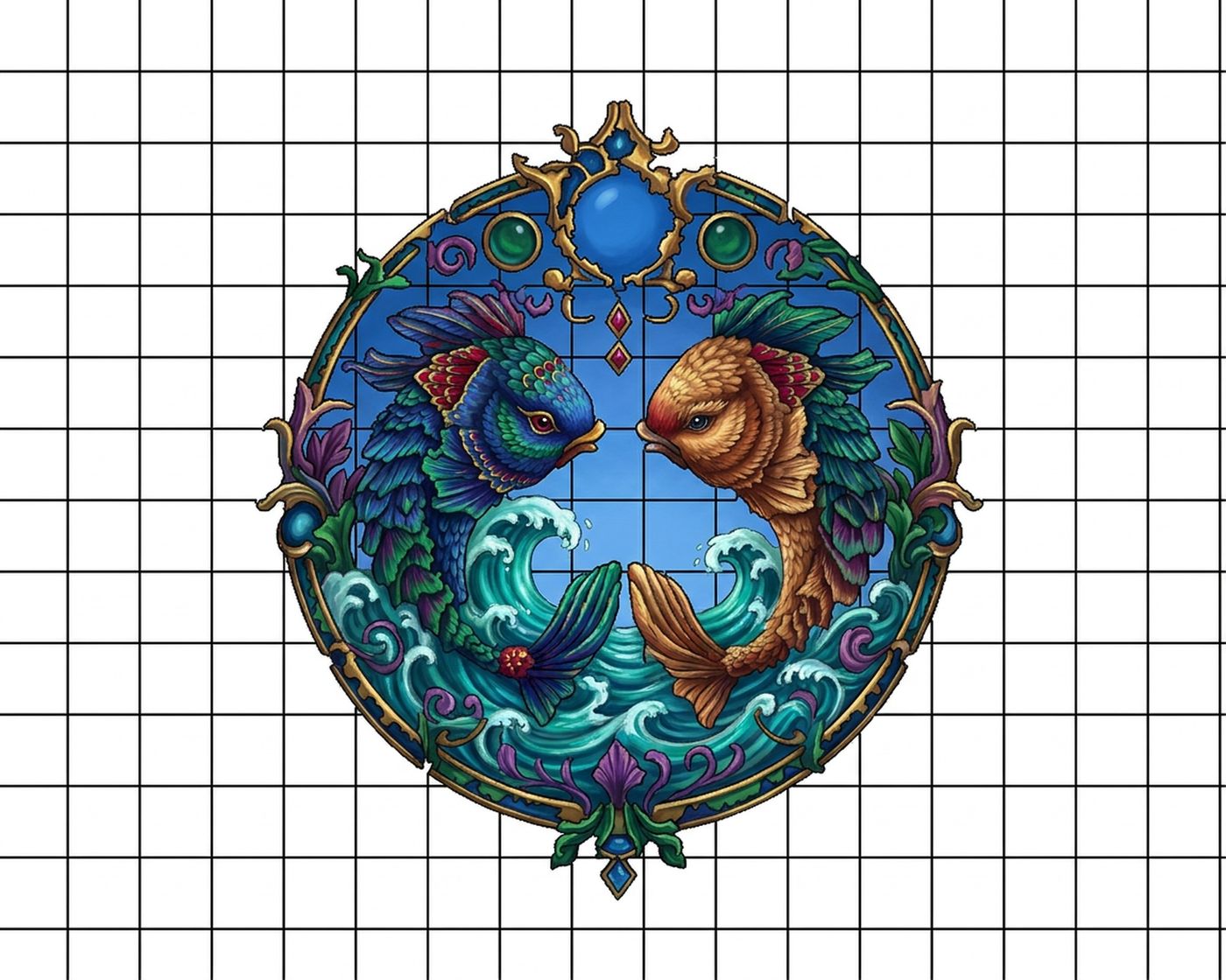 Full-colour reference for Pisces Tides