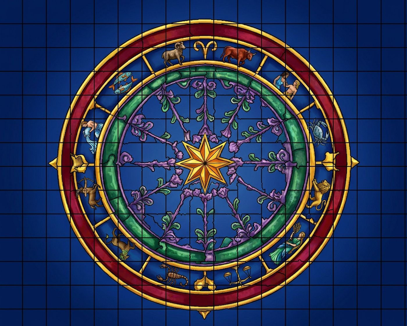 Full-colour reference for Zodiac Wheel