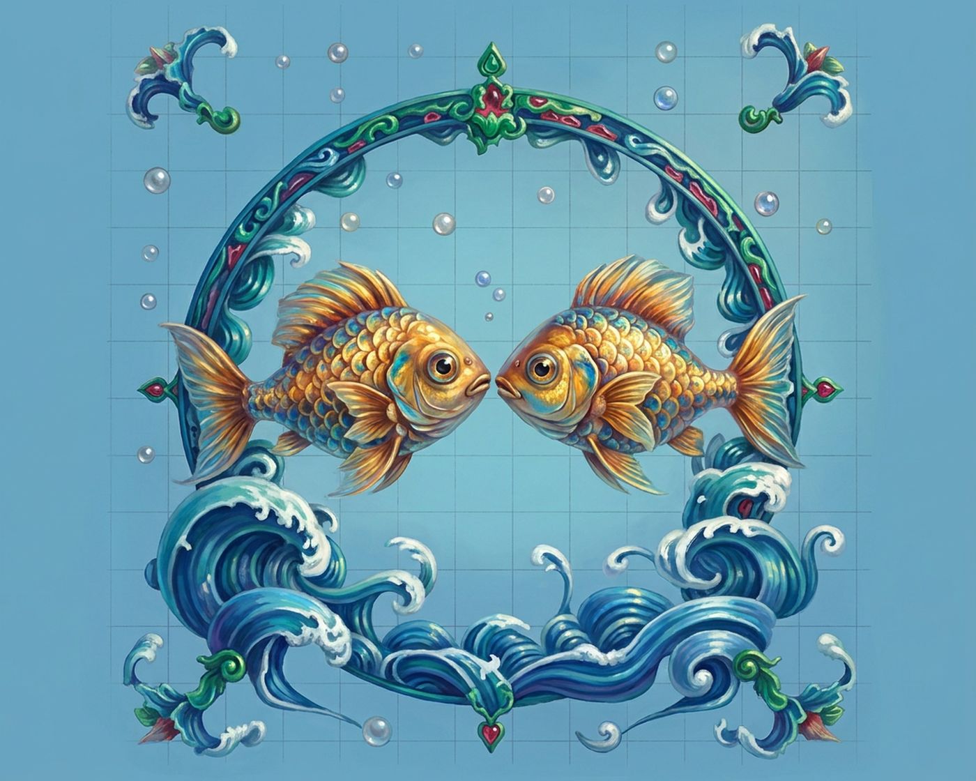 Full-colour reference for Pisces Tide