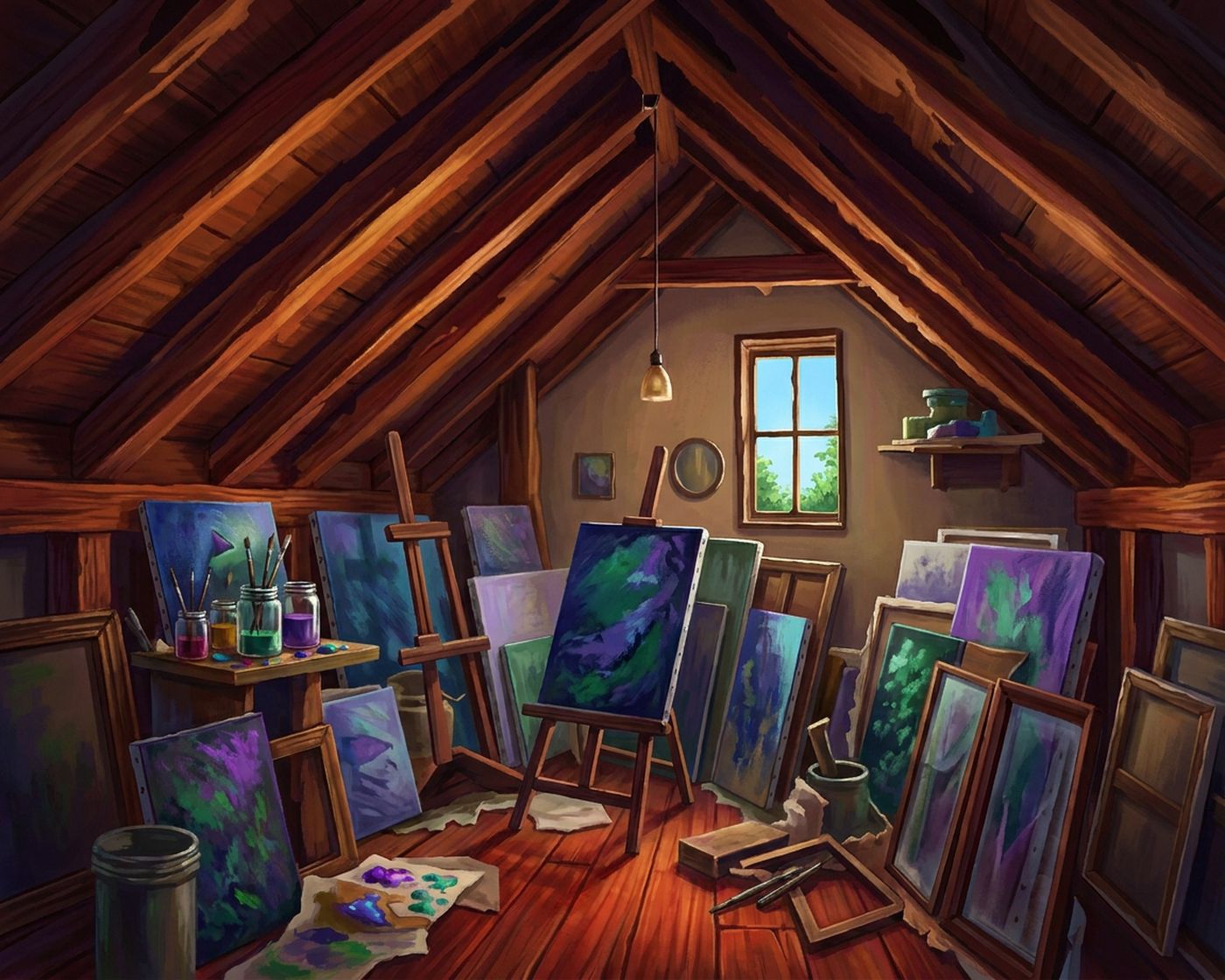 Full-colour reference for Attic Studio
