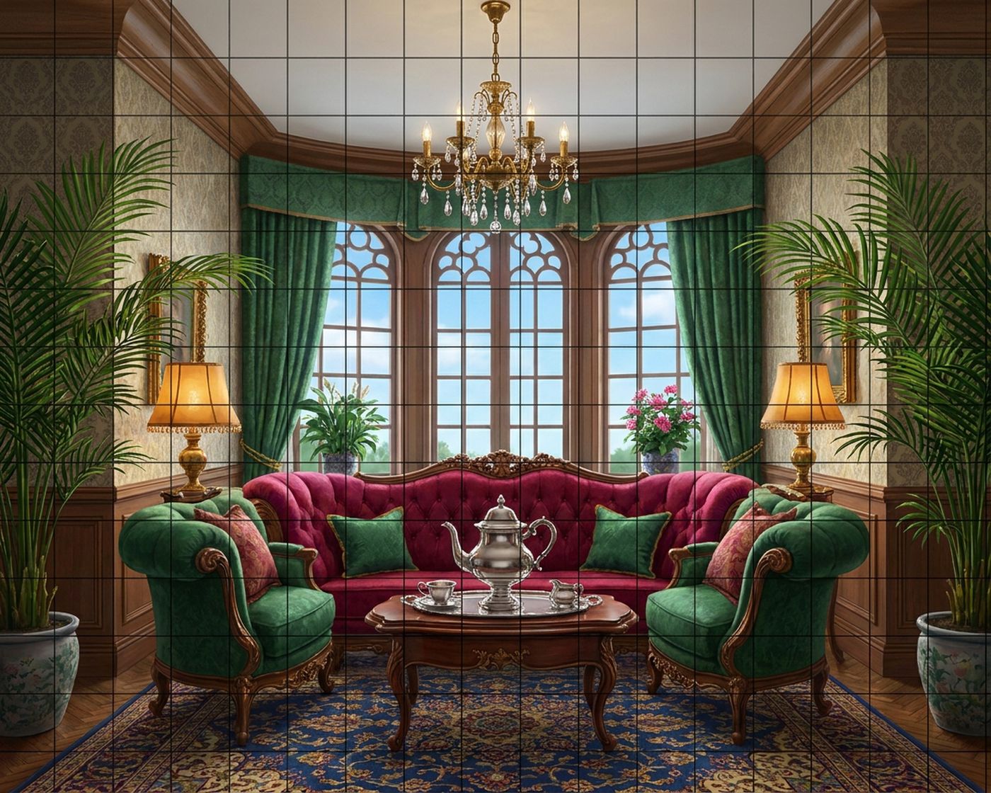 Full-colour reference for Victorian Parlor