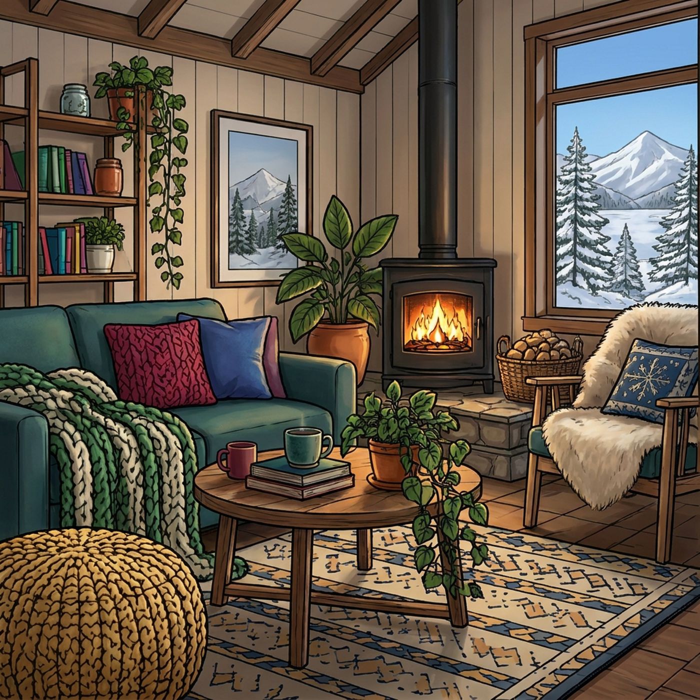 Full-colour reference for Scandi Wood Stove