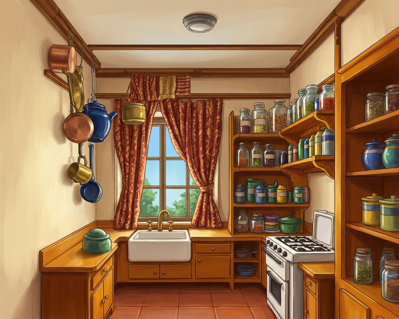 Full-colour reference for Vintage Kitchen