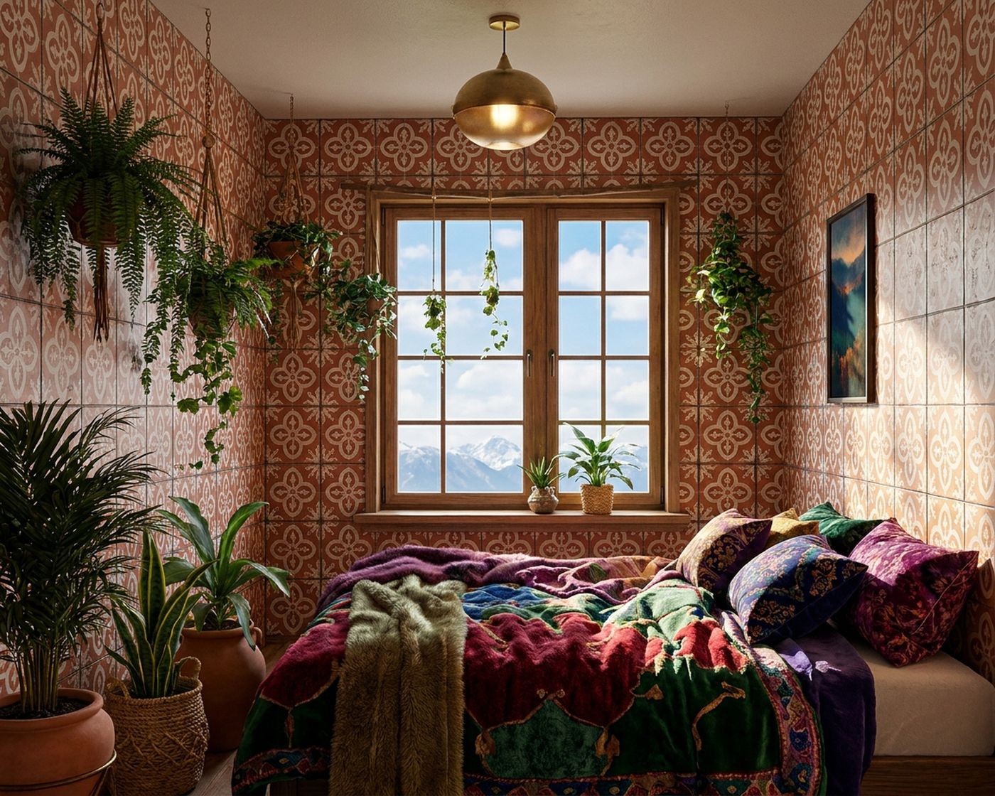 Full-colour reference for Boho Bedroom