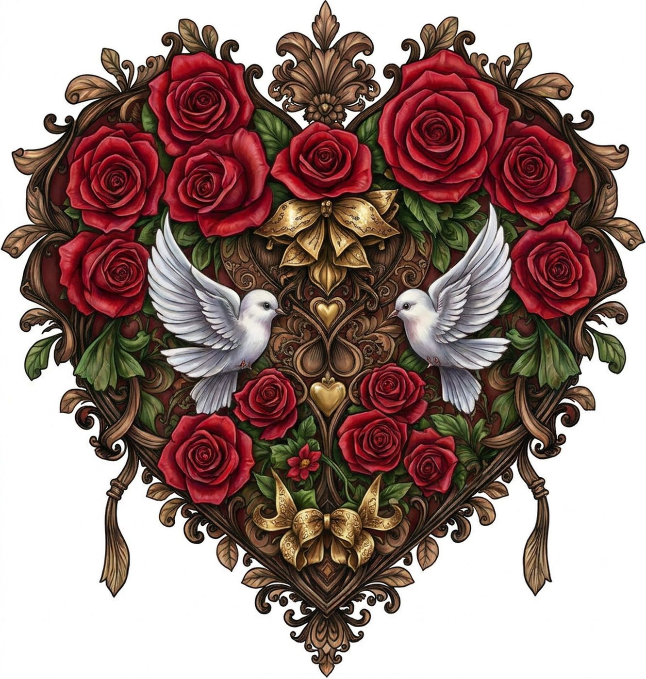 Full-colour reference for Rose Heart
