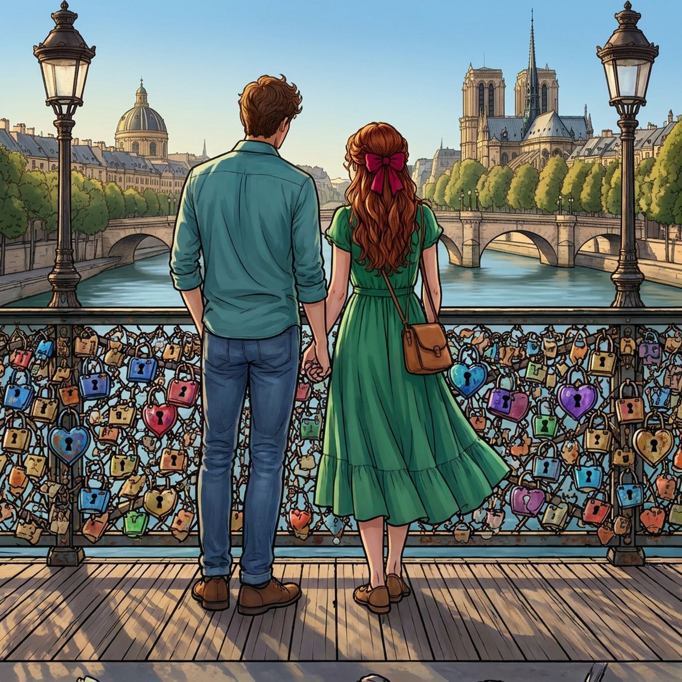 Full-colour reference for Love Lock Bridge