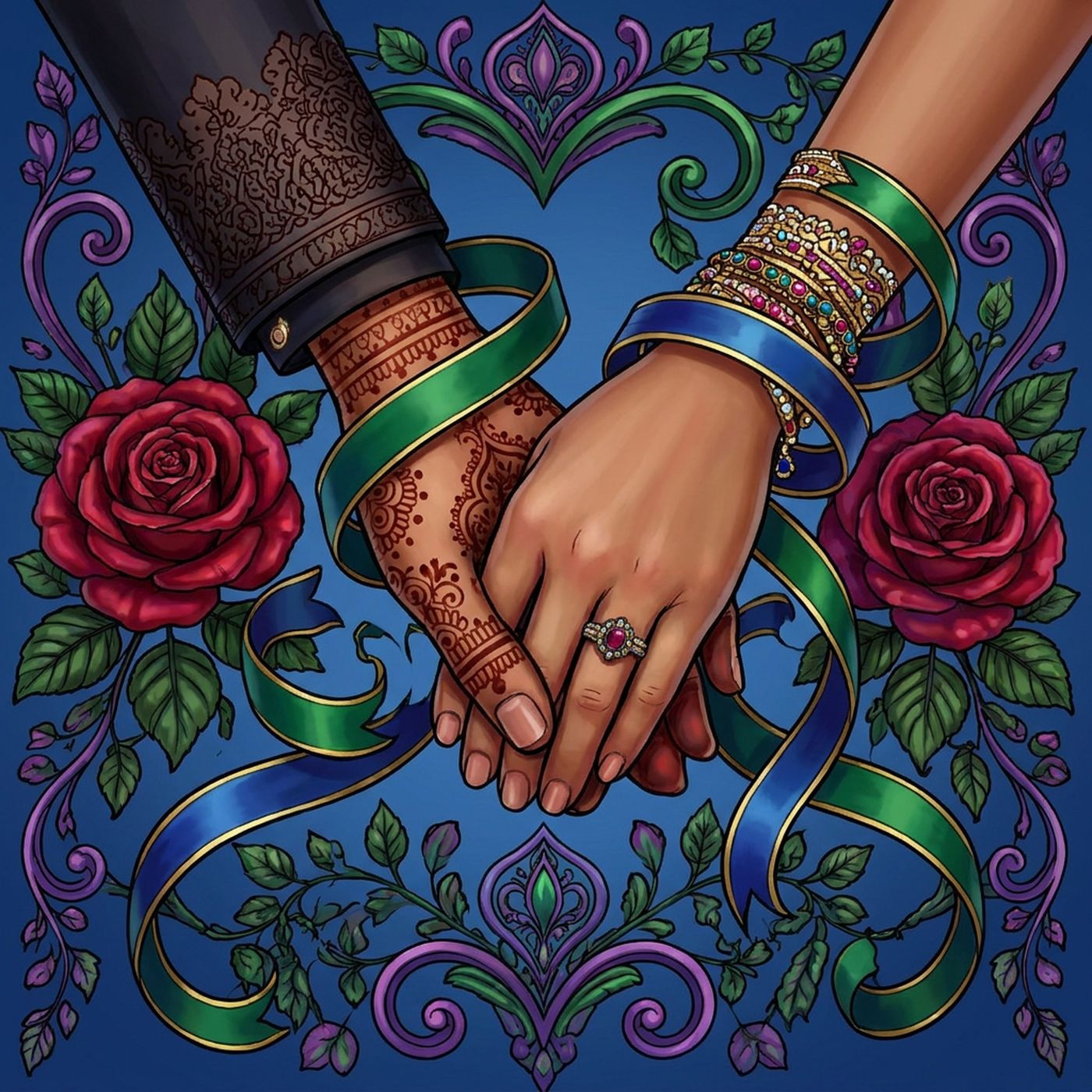 Full-colour reference for Hands and Roses