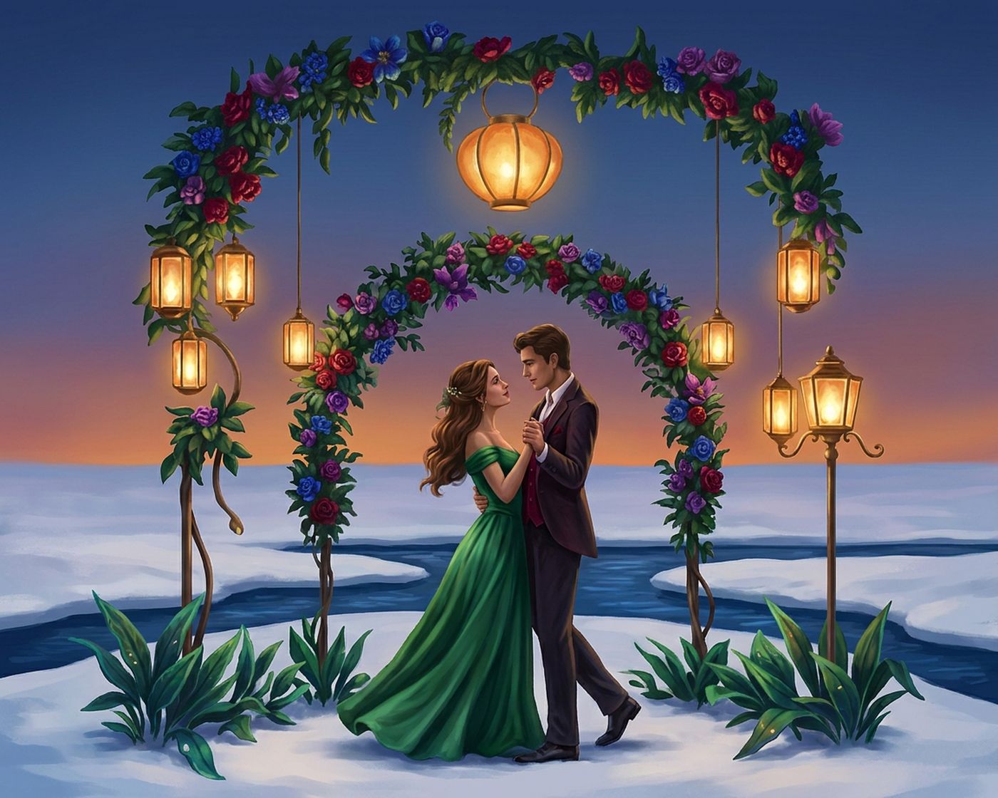 Full-colour reference for Lantern Dance
