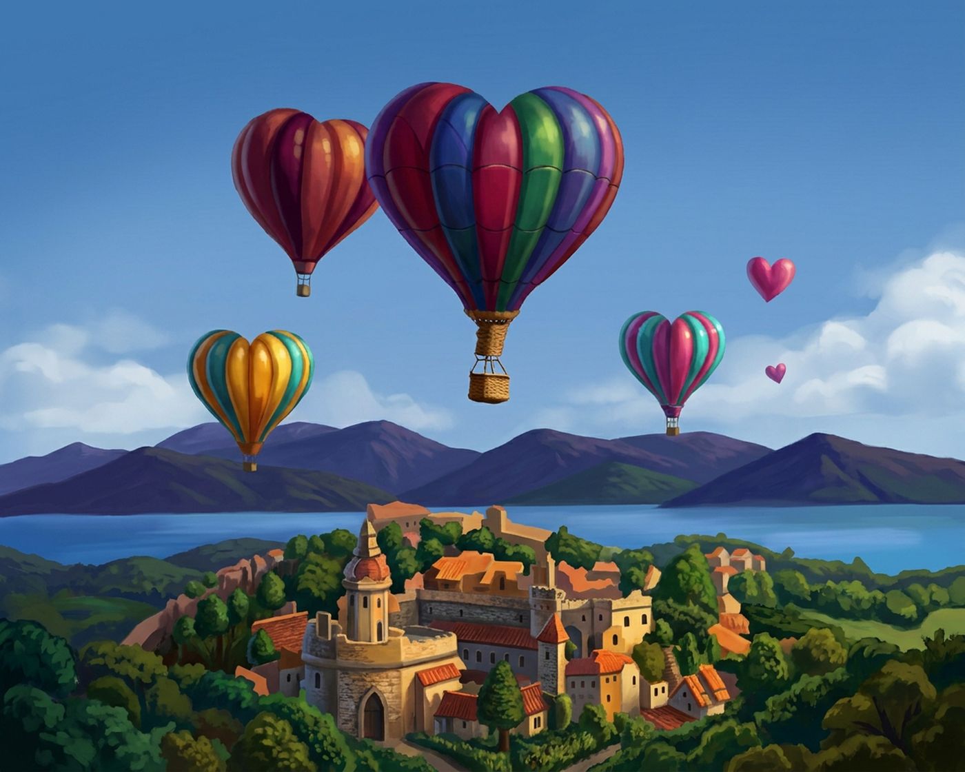 Full-colour reference for Heart Balloons