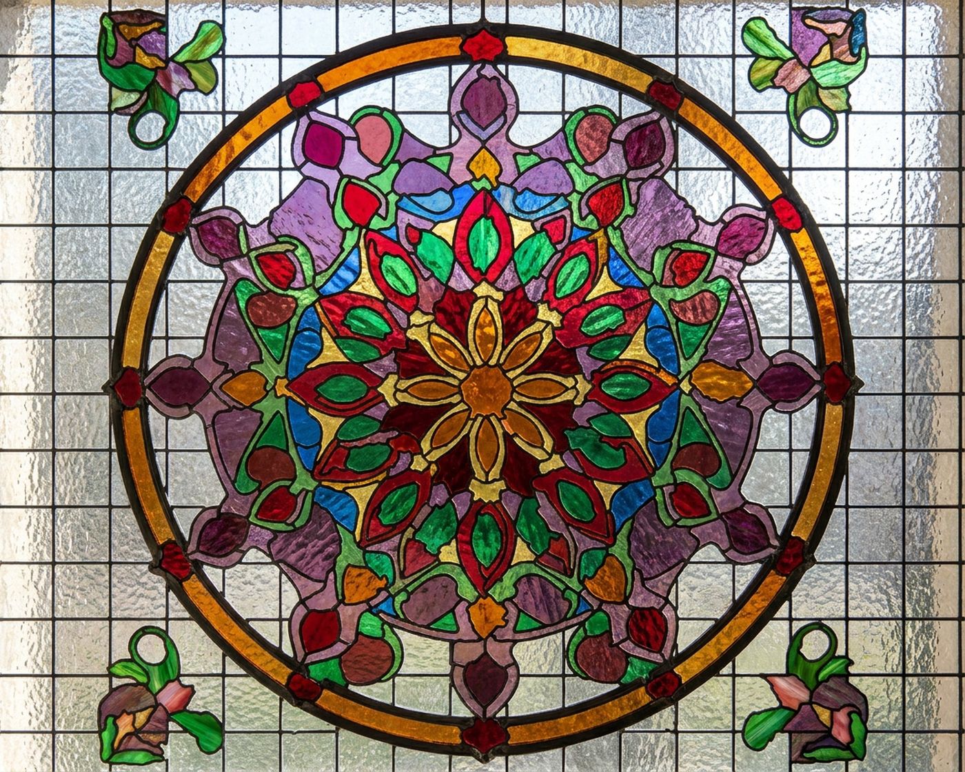 Full-colour reference for Rose Window