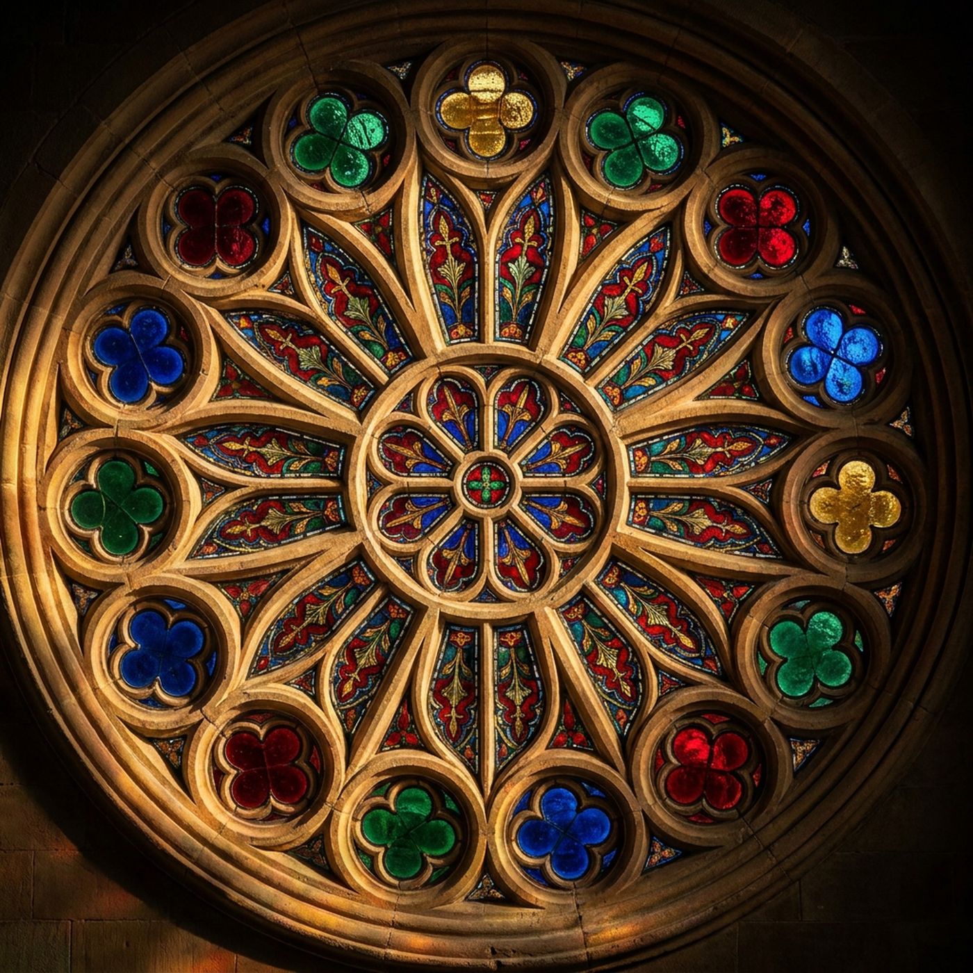Full-colour reference for Rose Window