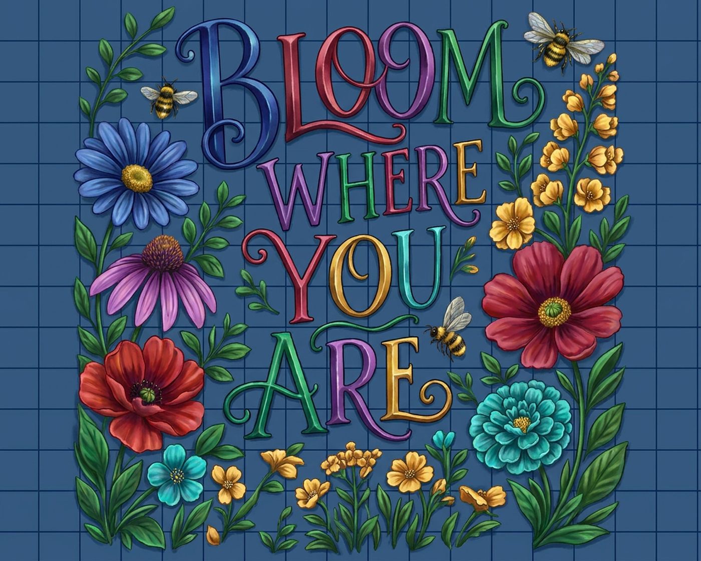 Full-colour reference for Bloom Where You Are