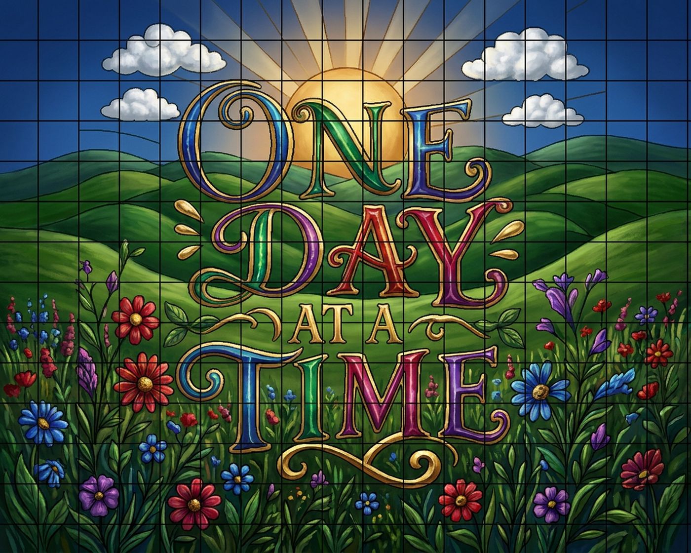 Full-colour reference for One Day at a Time