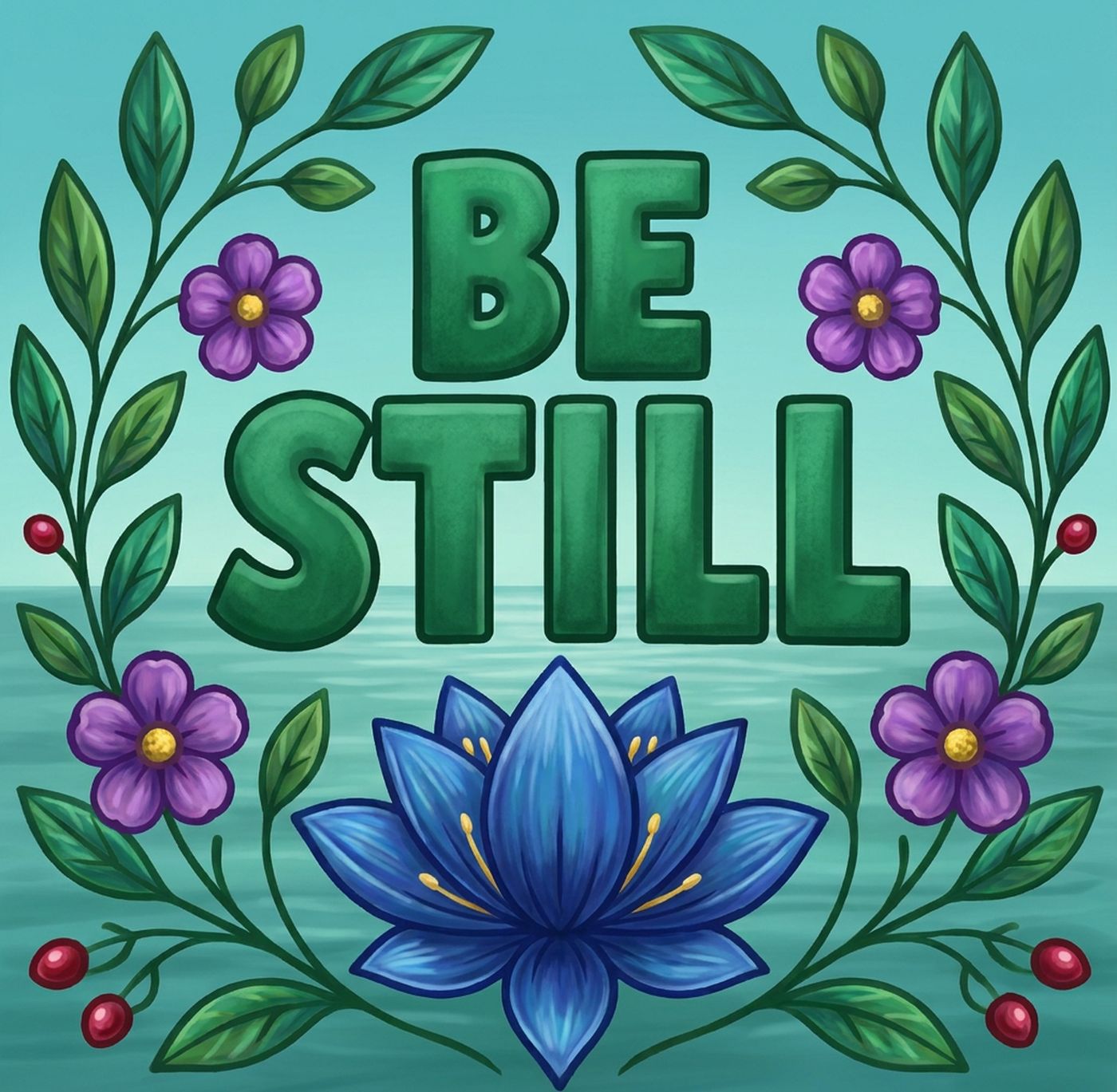Full-colour reference for Be Still