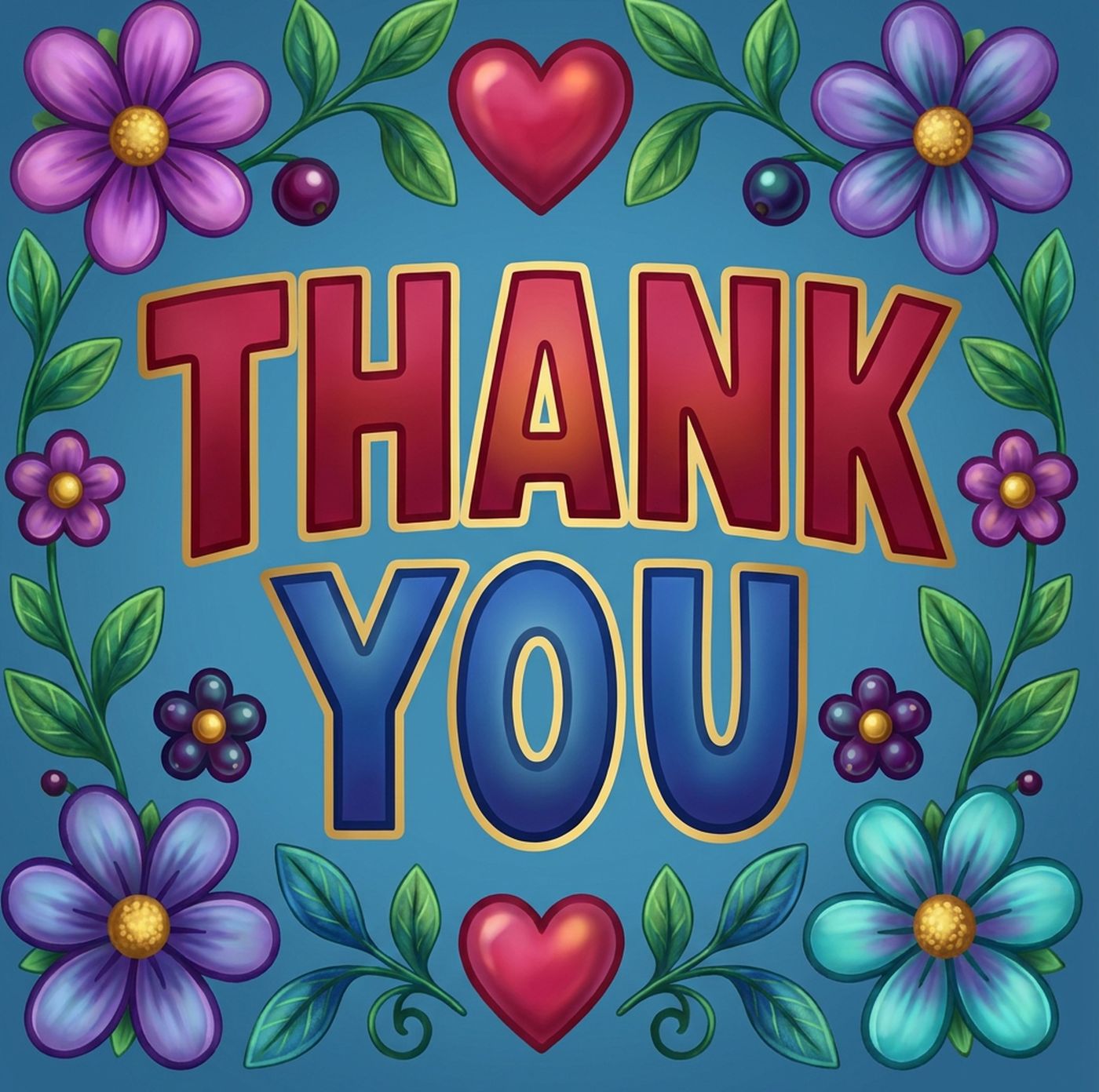 Full-colour reference for Thank You