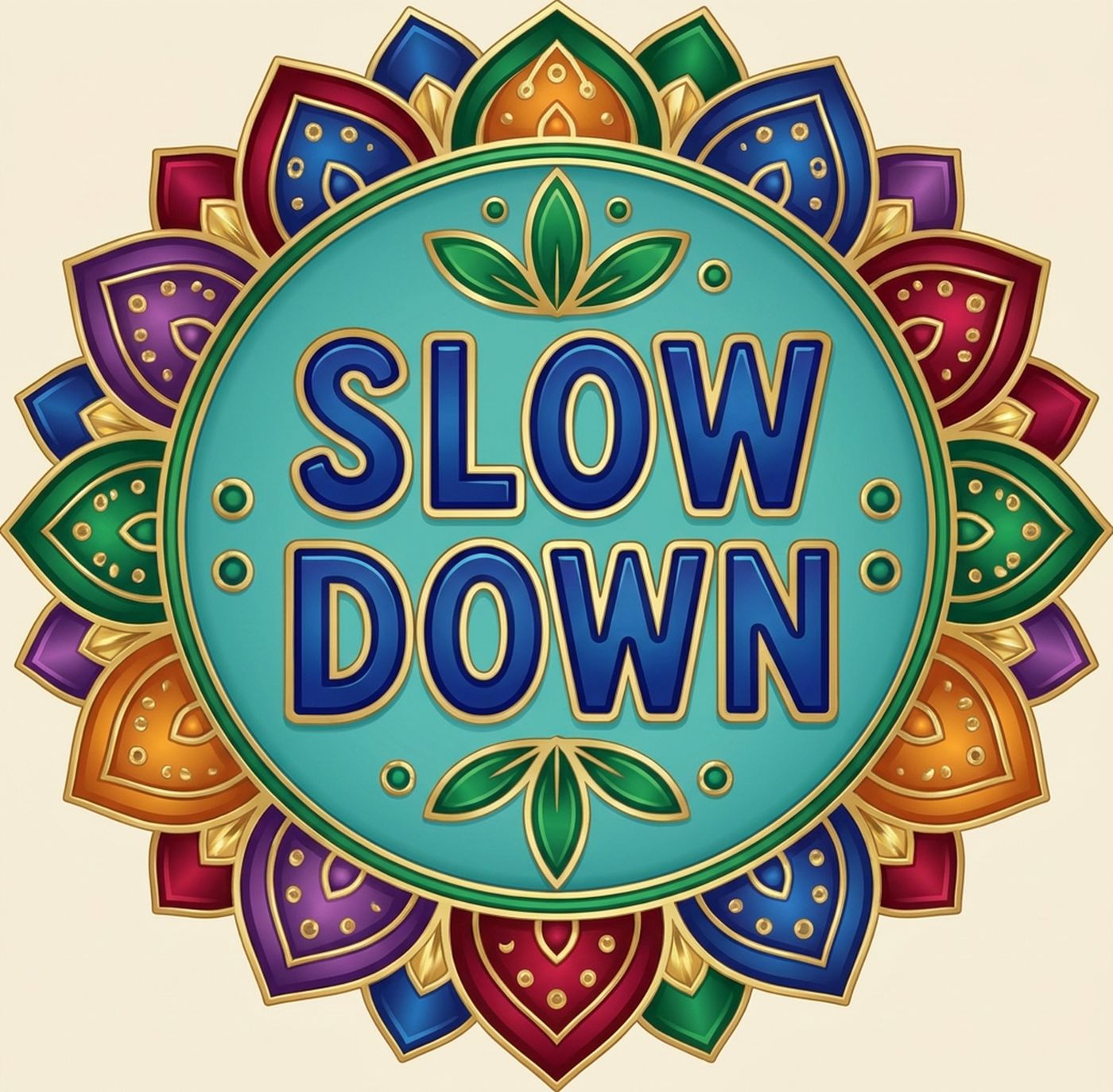 Full-colour reference for Slow Down