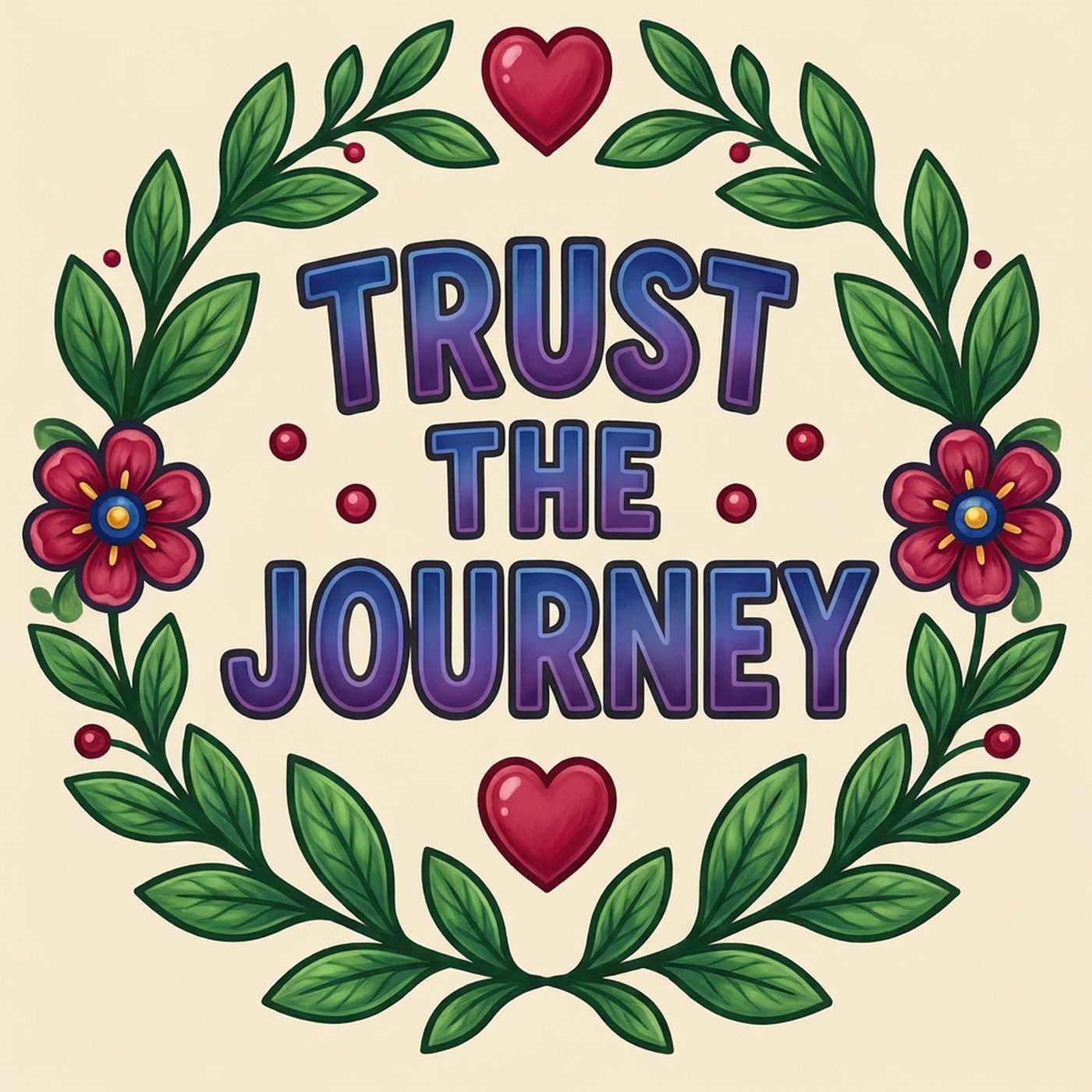 Full-colour reference for Trust the Journey